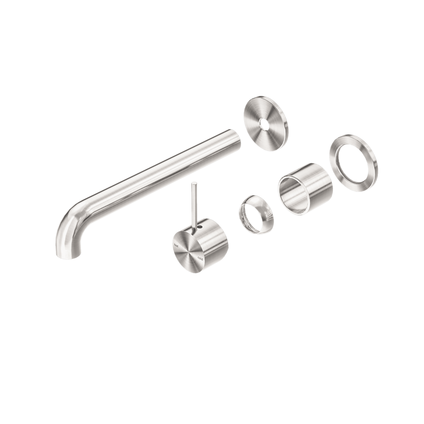 Mecca Wall Basin/Bath Mixer Separate Back Plate Handle Up 260MM Trim Kits Only - Reno Spares