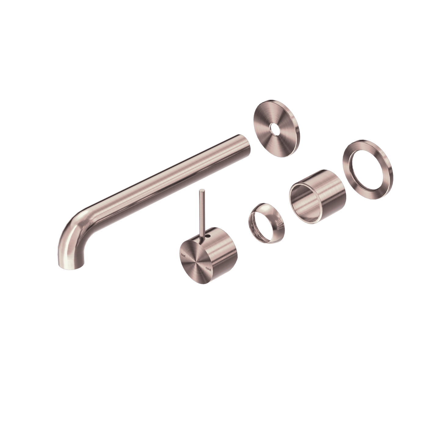 Mecca Wall Basin/Bath Mixer Separate Back Plate Handle Up 260MM Trim Kits Only - Reno Spares
