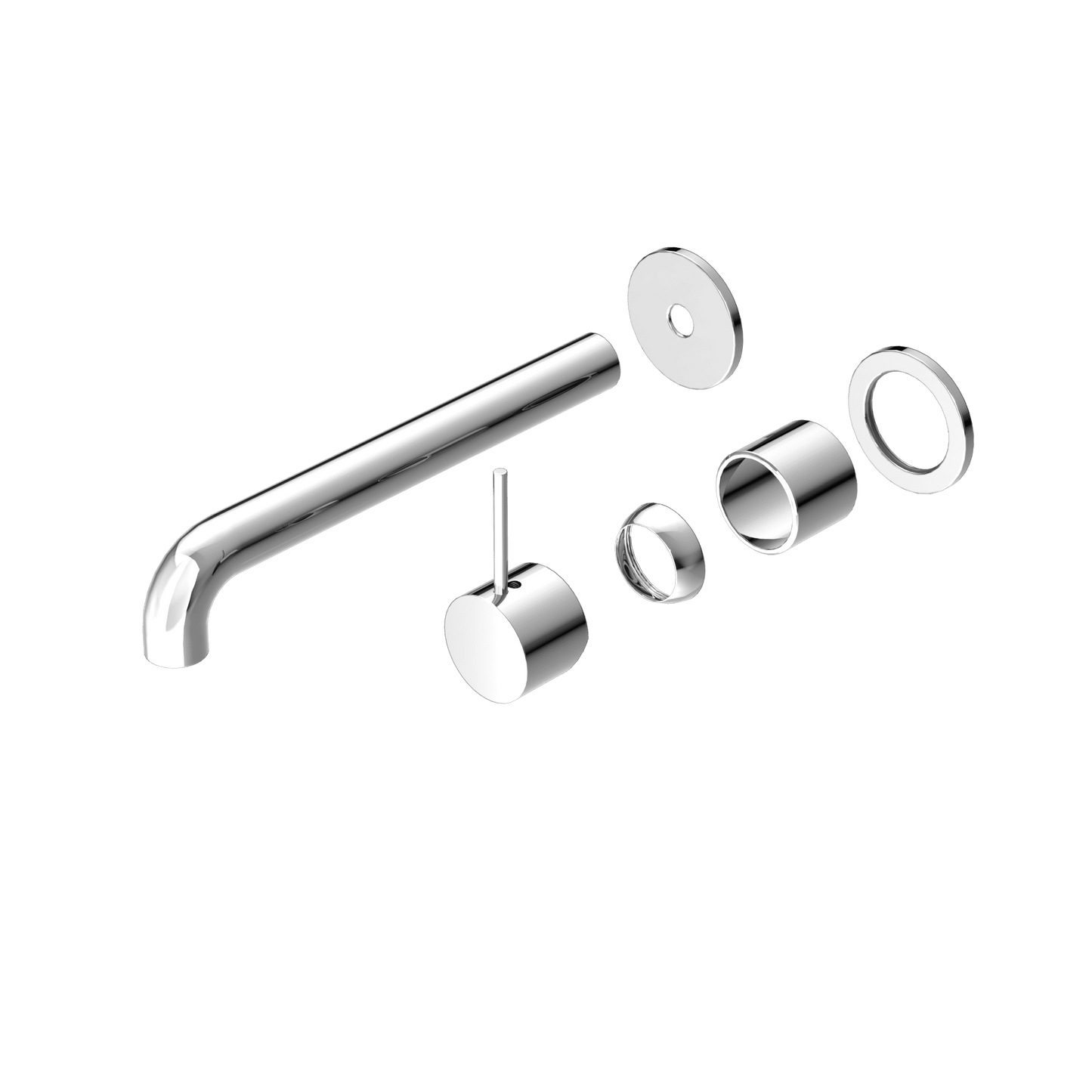 Mecca Wall Basin/Bath Mixer Separate Back Plate Handle Up 260MM Trim Kits Only - Reno Spares