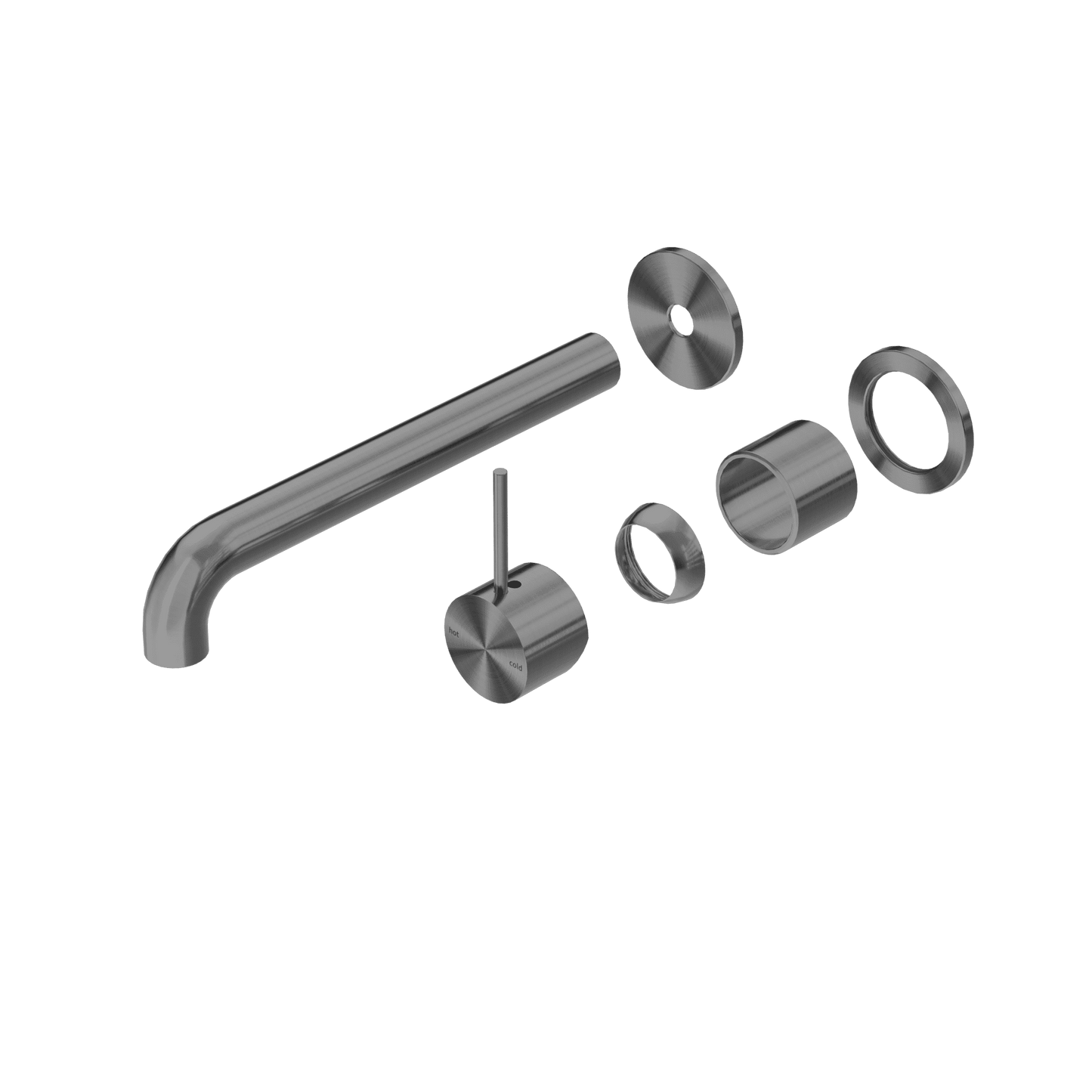 Mecca Wall Basin/Bath Mixer Separate Back Plate Handle Up 260MM Trim Kits Only - Reno Spares