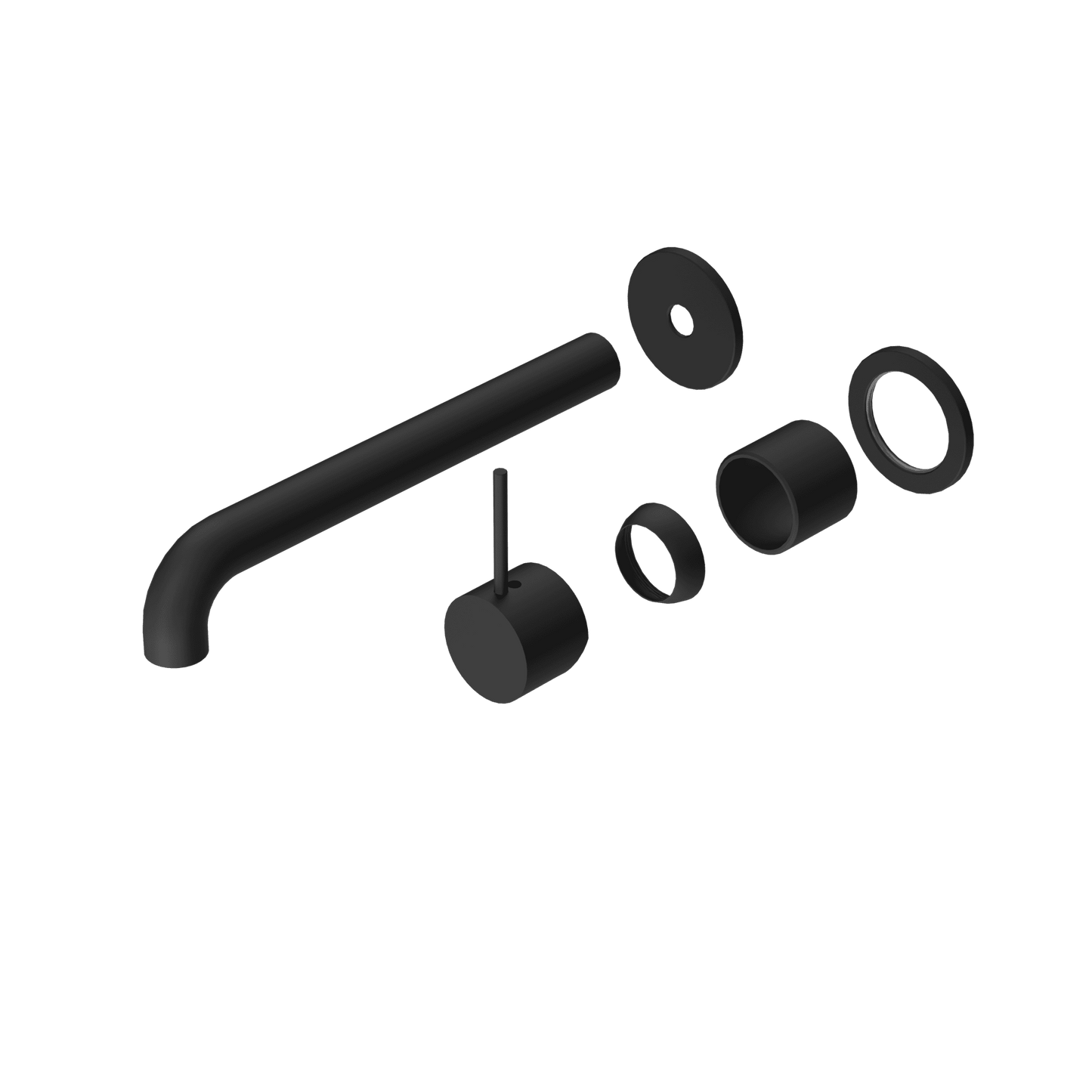 Mecca Wall Basin/Bath Mixer Separate Back Plate Handle Up 260MM Trim Kits Only - Reno Spares