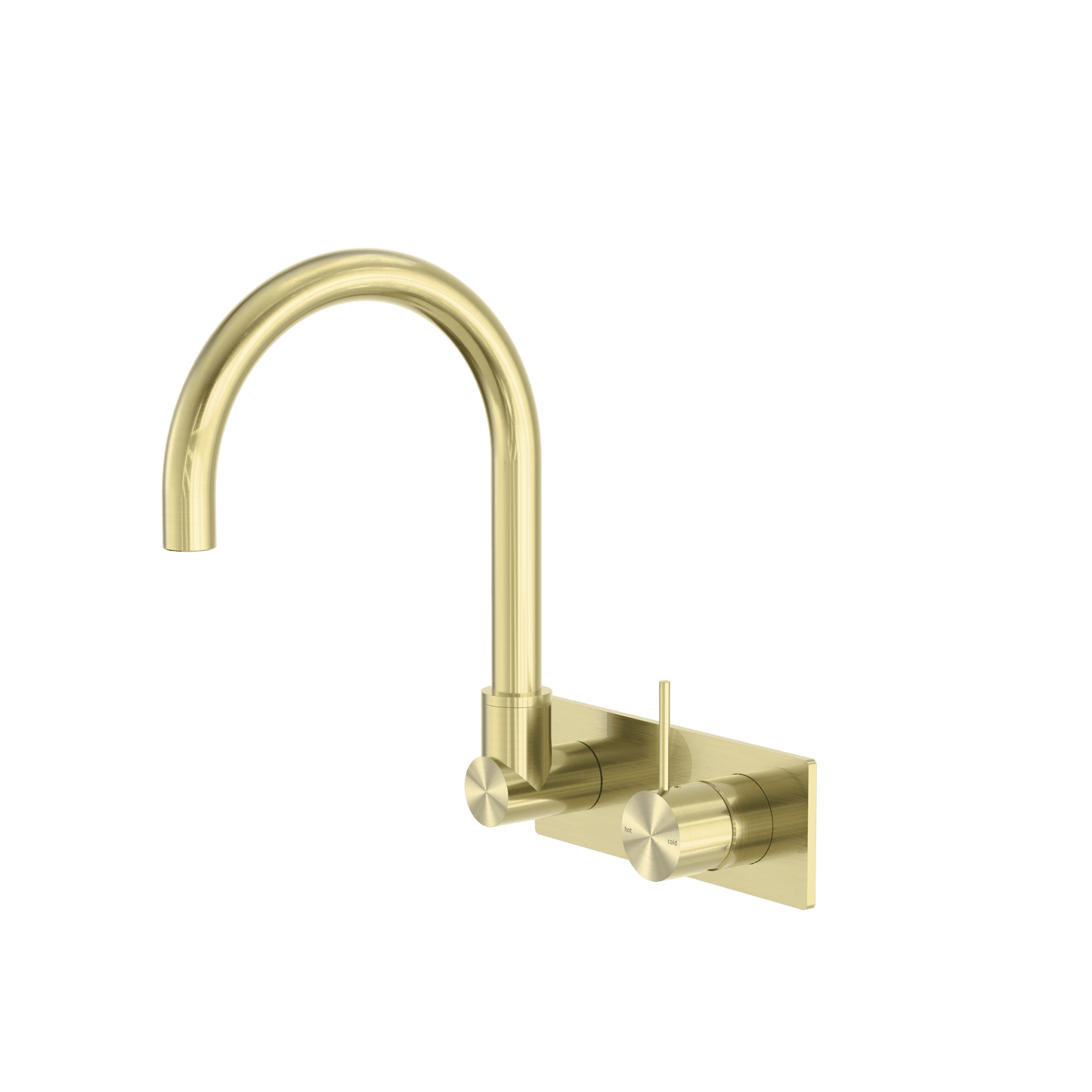 Mecca Wall Basin/Bath Mixer Swivel Spout Handle Up - Reno Spares