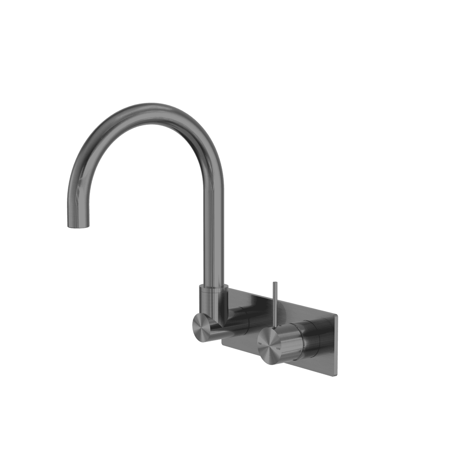 Mecca Wall Basin/Bath Mixer Swivel Spout Handle Up - Reno Spares