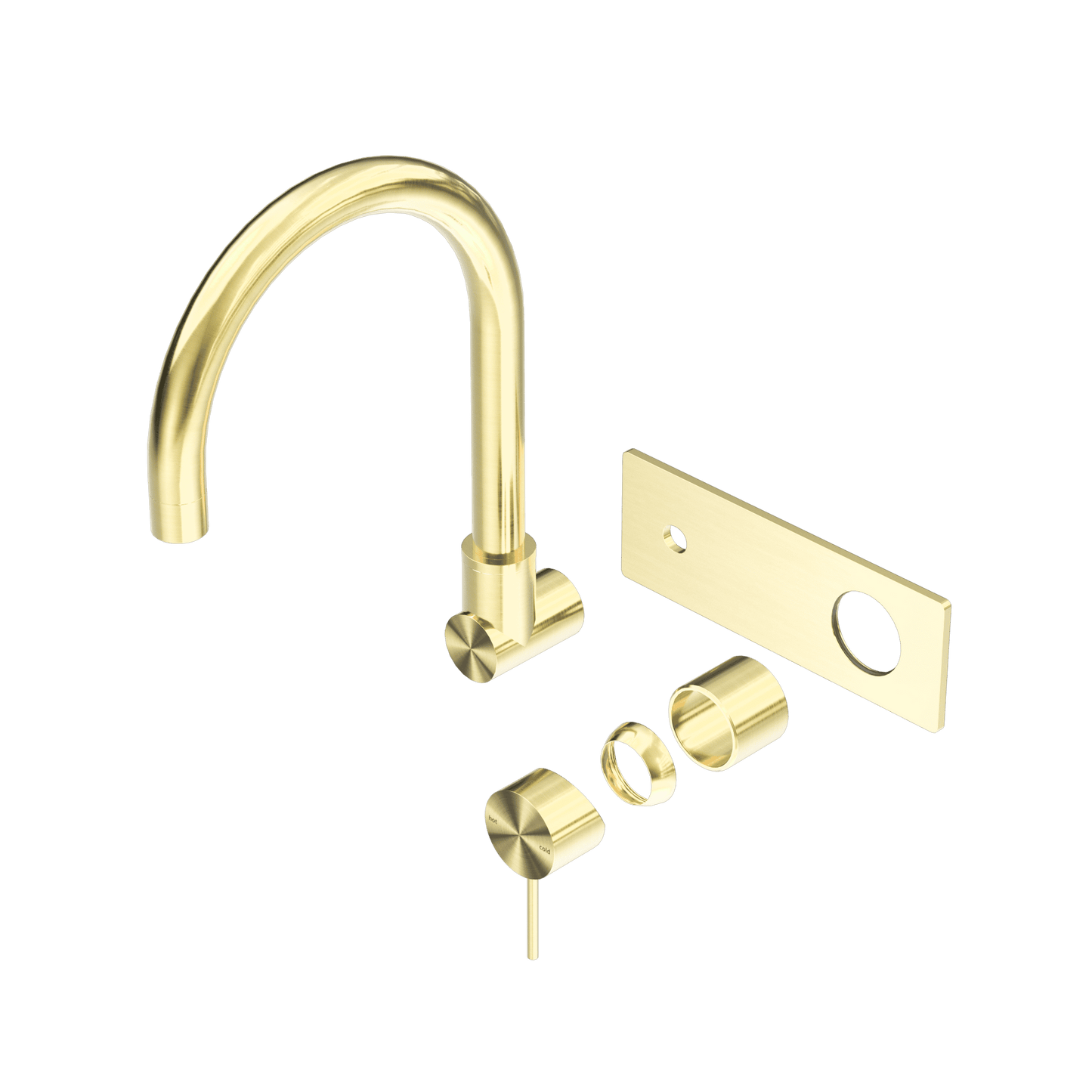 Mecca Wall Basin/Bath Mixer Swivel Spout Trim Kits Only - Reno Spares