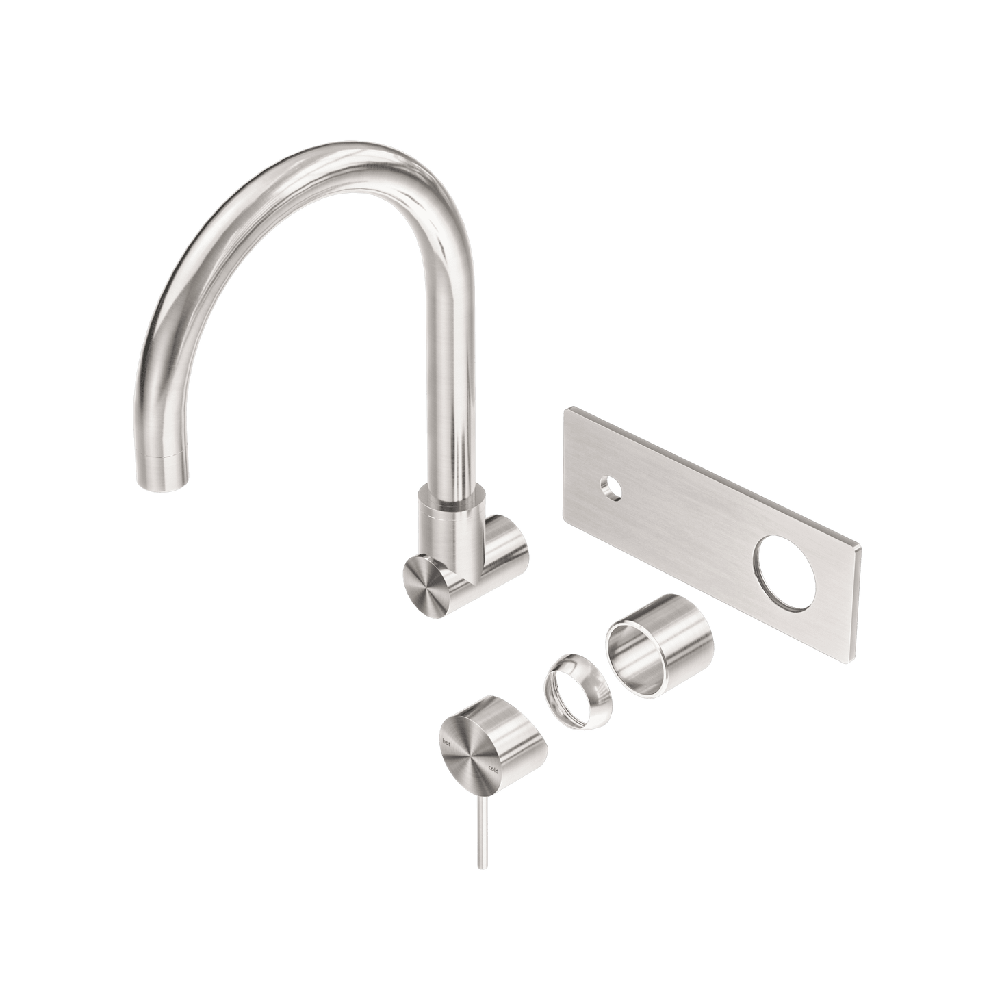 Mecca Wall Basin/Bath Mixer Swivel Spout Trim Kits Only - Reno Spares