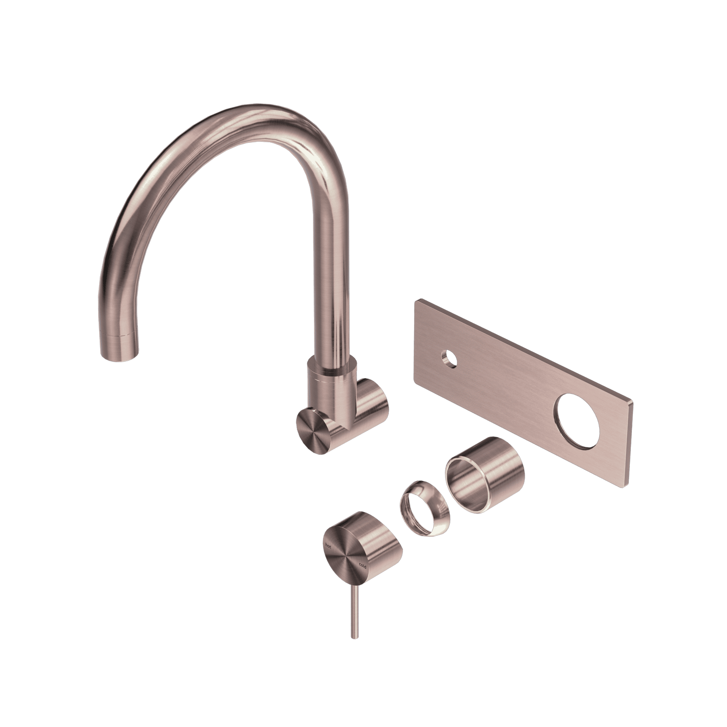 Mecca Wall Basin/Bath Mixer Swivel Spout Trim Kits Only - Reno Spares