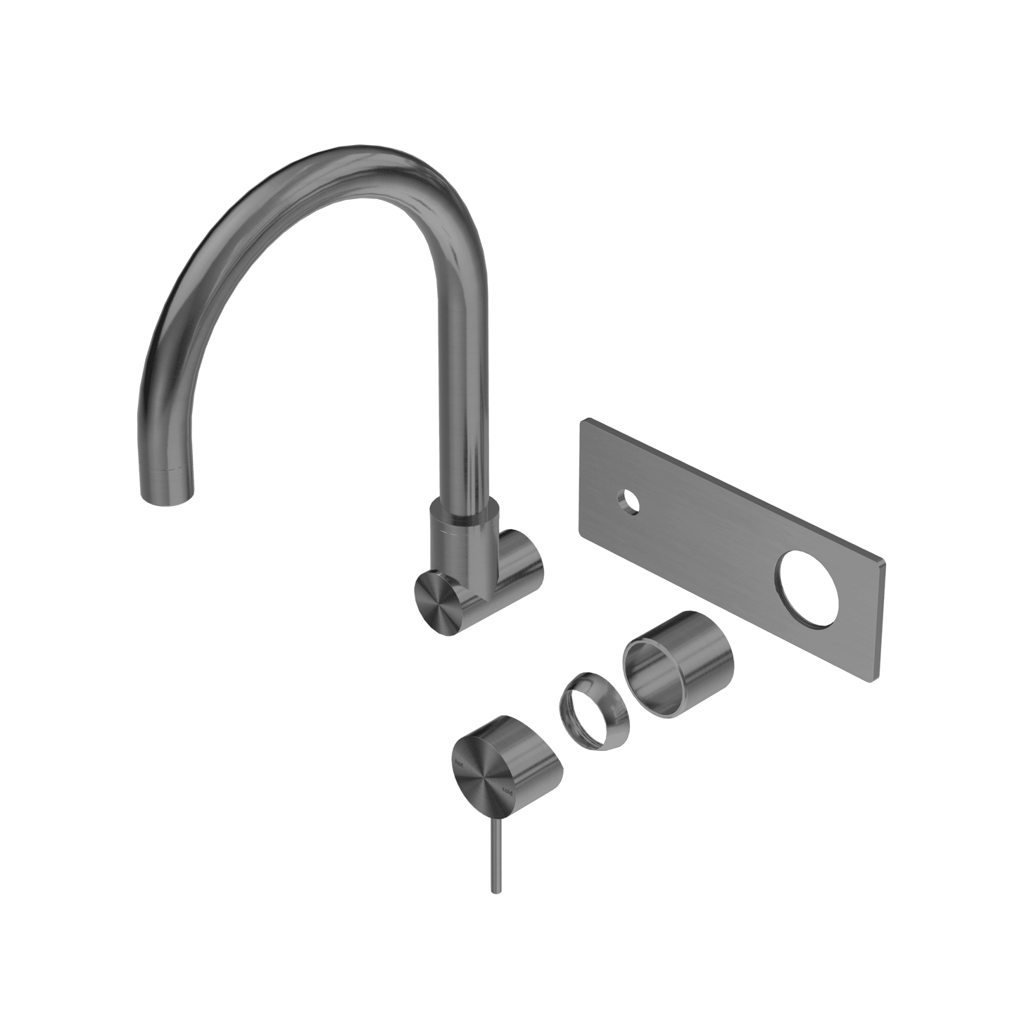 Mecca Wall Basin/Bath Mixer Swivel Spout Trim Kits Only - Reno Spares