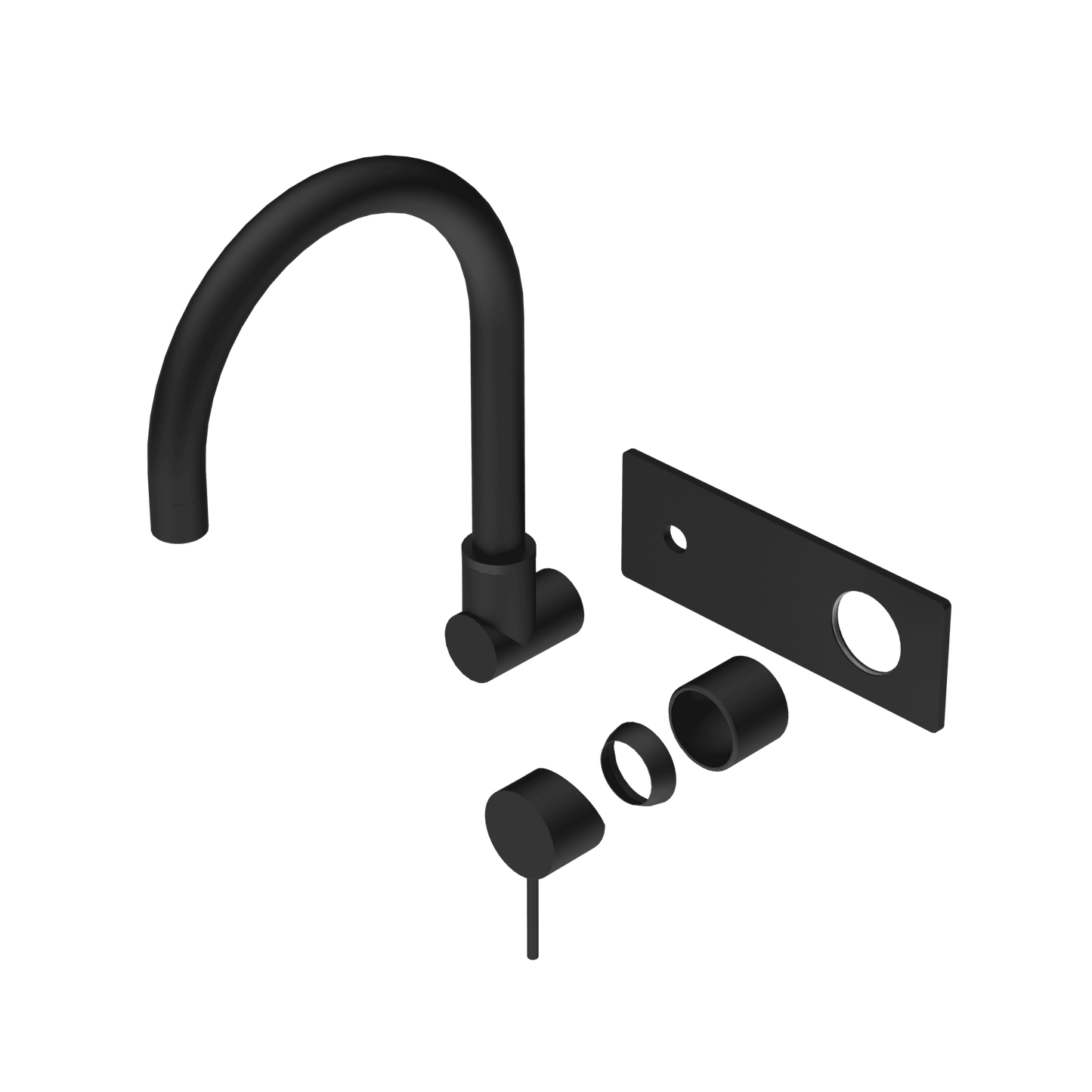 Mecca Wall Basin/Bath Mixer Swivel Spout Trim Kits Only - Reno Spares