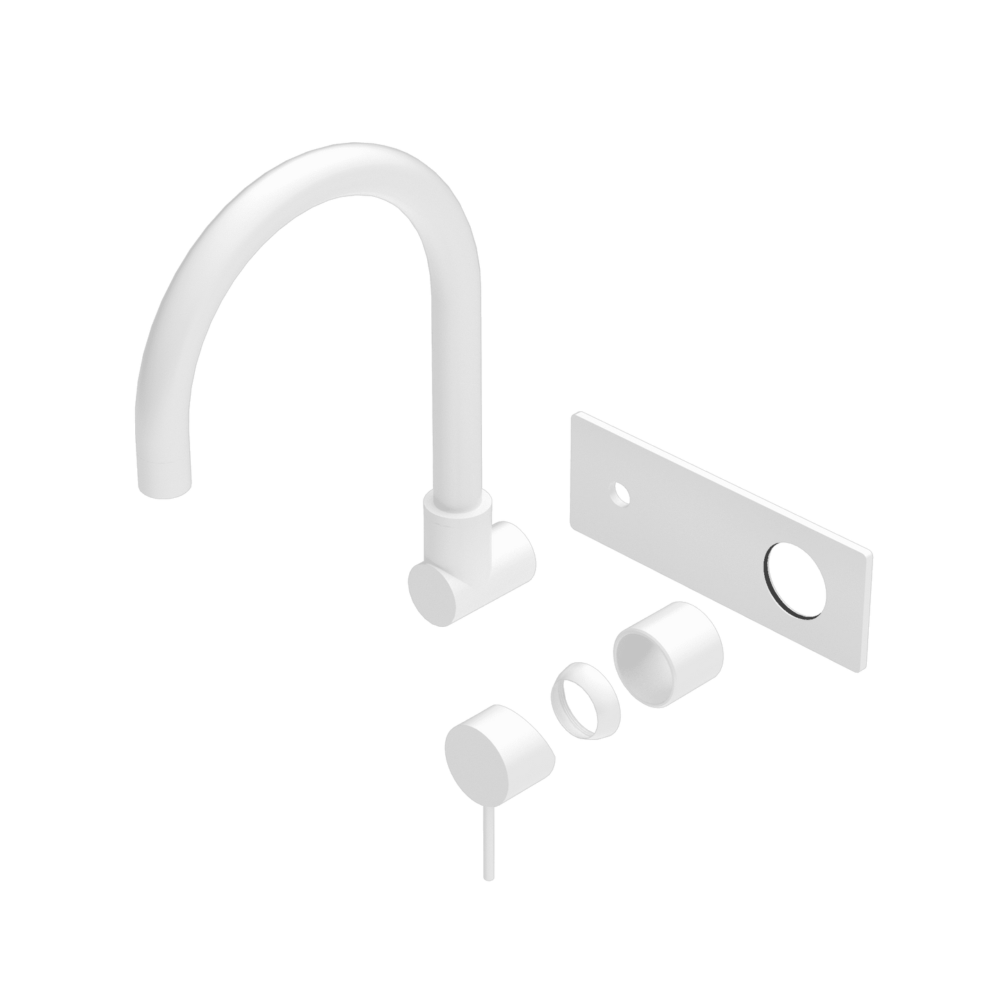 Mecca Wall Basin/Bath Mixer Swivel Spout Trim Kits Only - Reno Spares