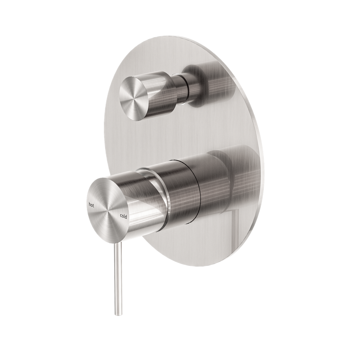 Mecca Shower Mixer With Diverter Brushed Nickel