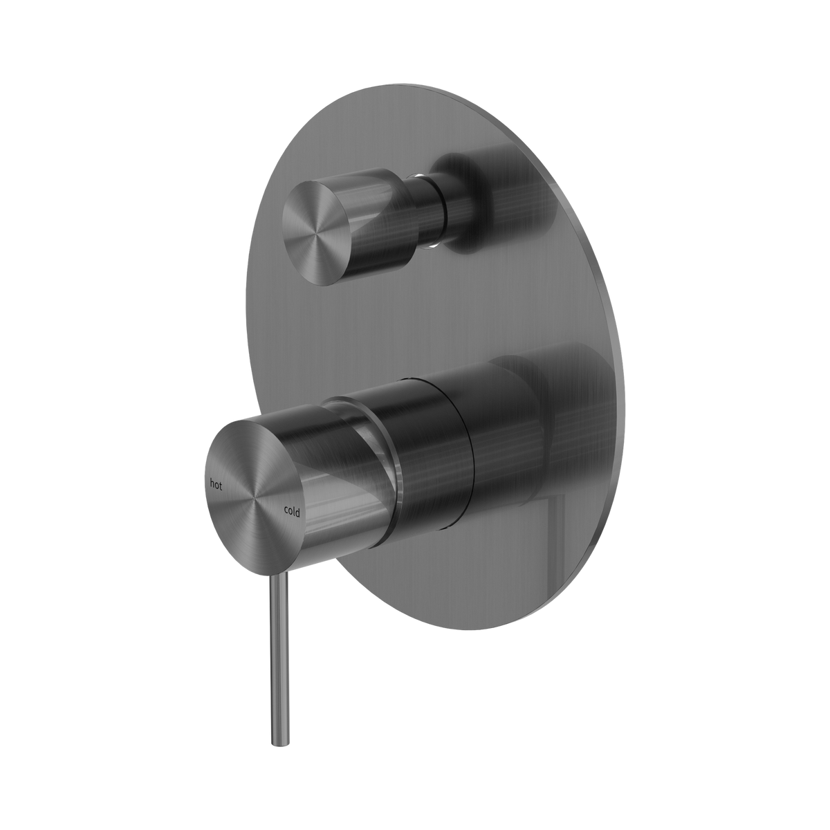 Mecca Shower Mixer With Diverter Gun Metal