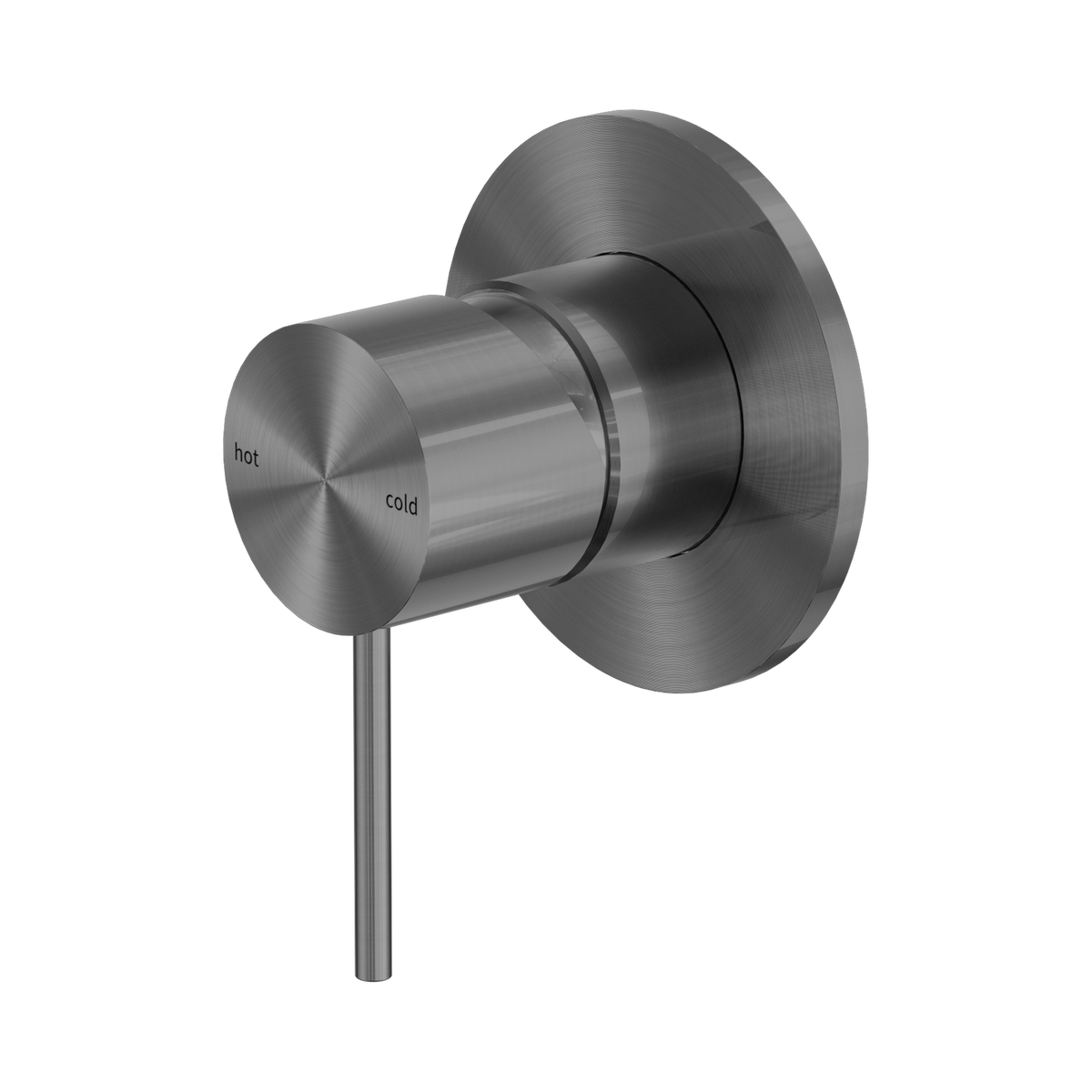 Mecca Shower Mixer 80mm Plate Gun Metal
