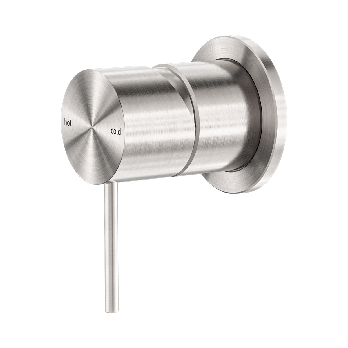 Mecca Shower Mixer 60mm Plate Brushed Nickel