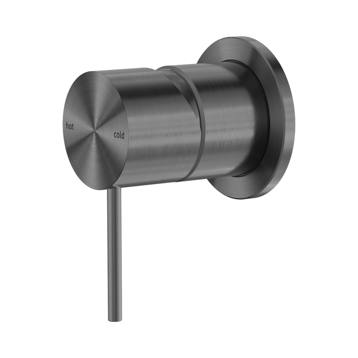 Mecca Shower Mixer 60mm Plate Gun Metal