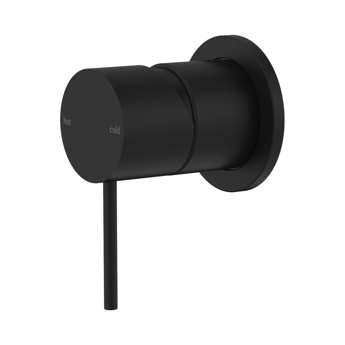 Mecca Shower Mixer 60mm Plate Matte Black