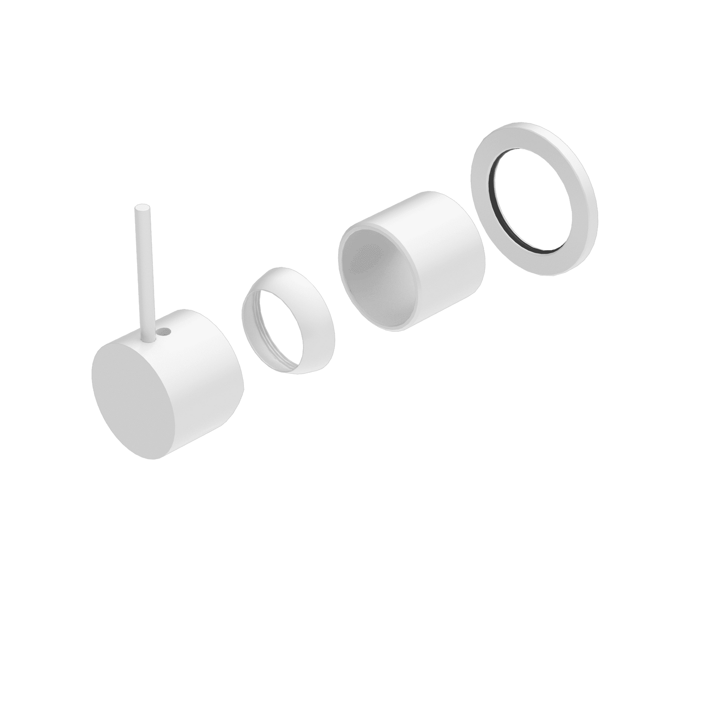 Mecca Shower Mixer 60MM Handle Up Plate Trim Kits Only - Reno Spares