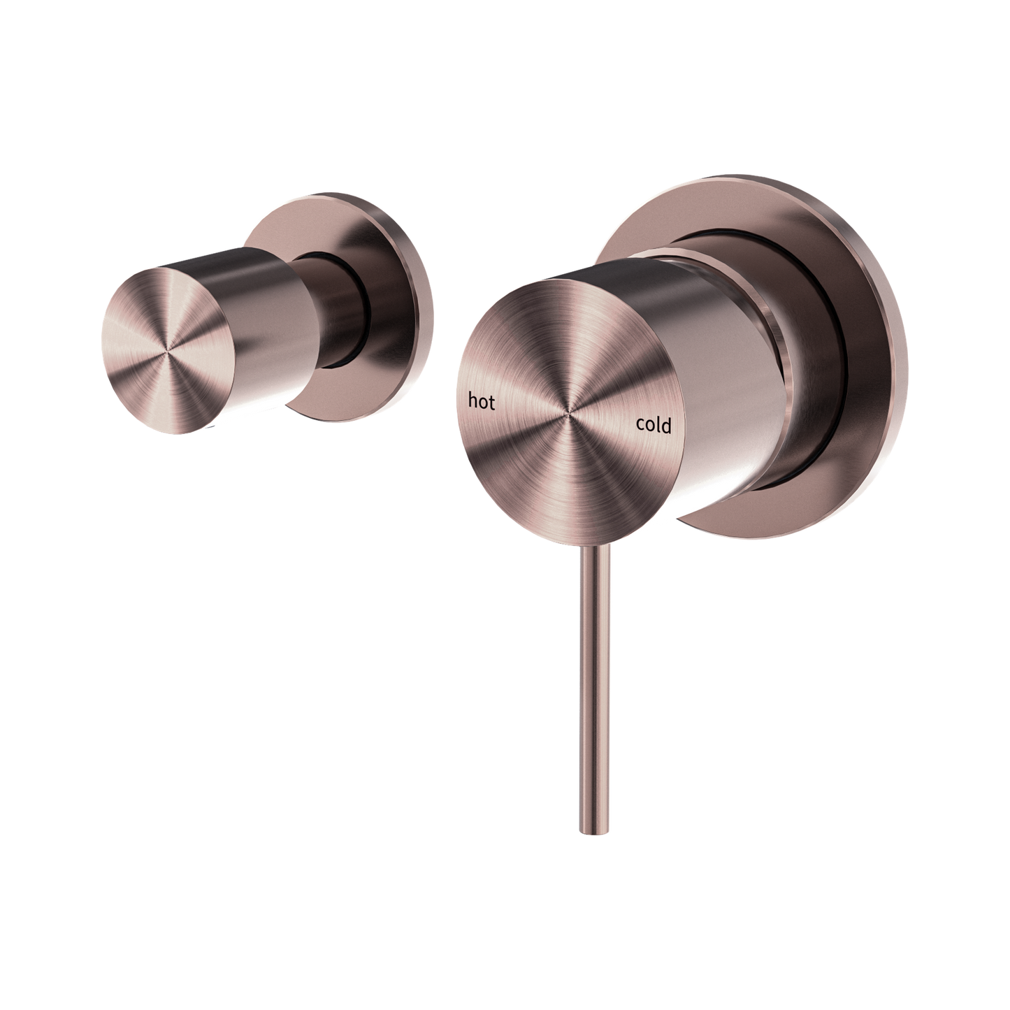 Mecca Shower Mixer With Horizontal 2 Way Diverter Brushed Bronze