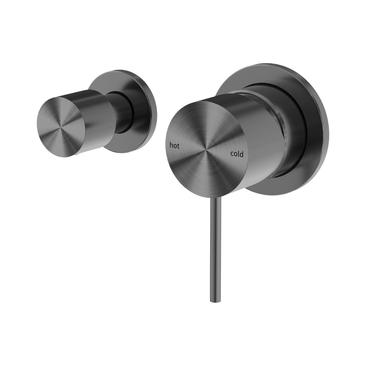 Mecca Shower Mixer With Horizontal 2 Way Diverter Gun Metal