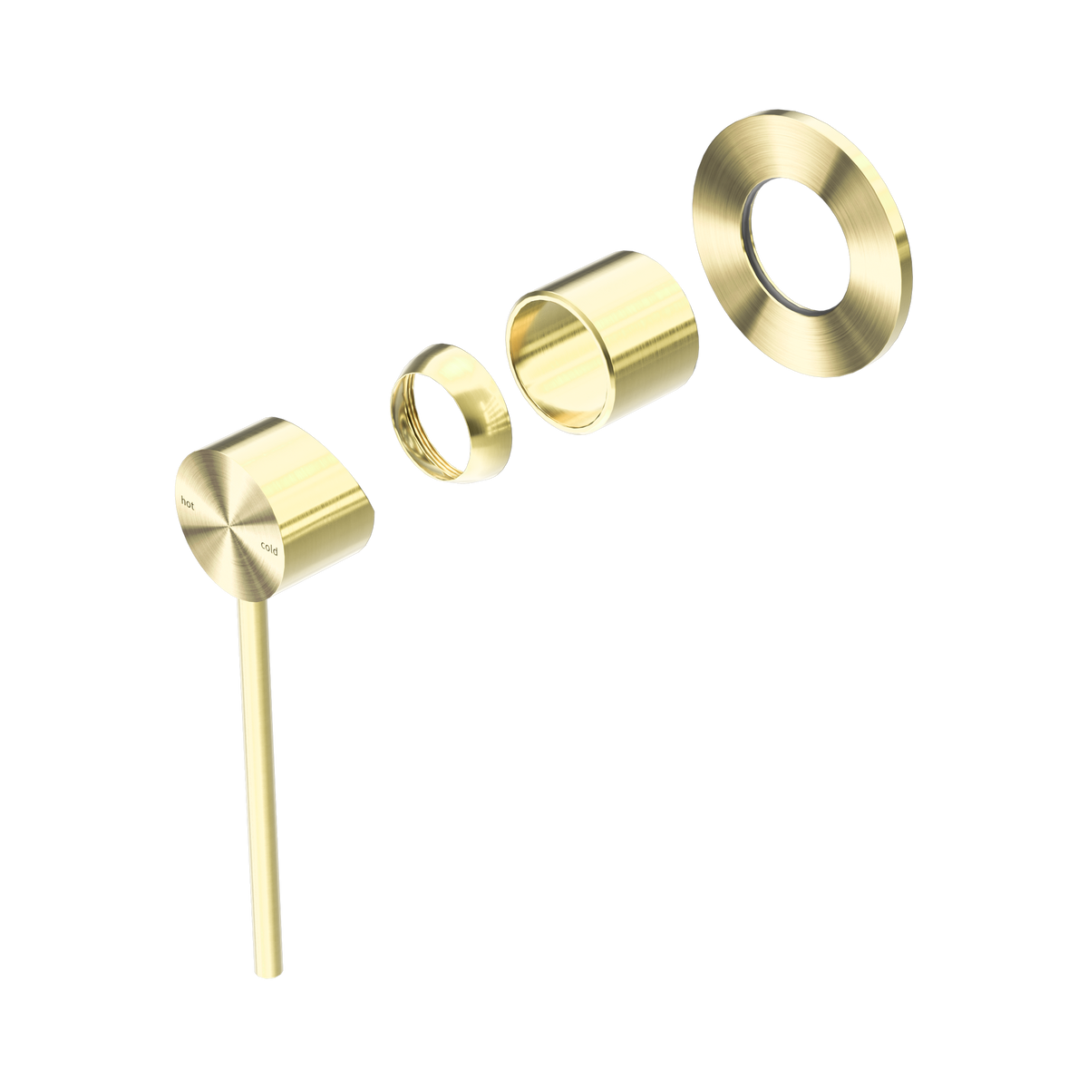 Mecca Care Shower Mixer Trim Kits Only Brushed Gold