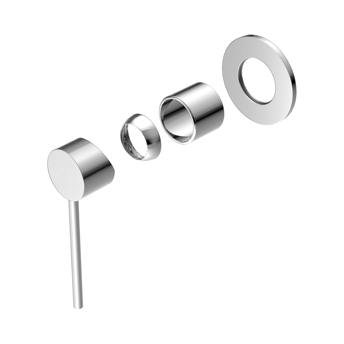 Mecca Care Shower Mixer Trim Kits Only Chrome