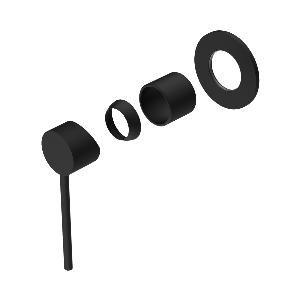 Mecca Care Shower Mixer Trim Kits Only Matte Black