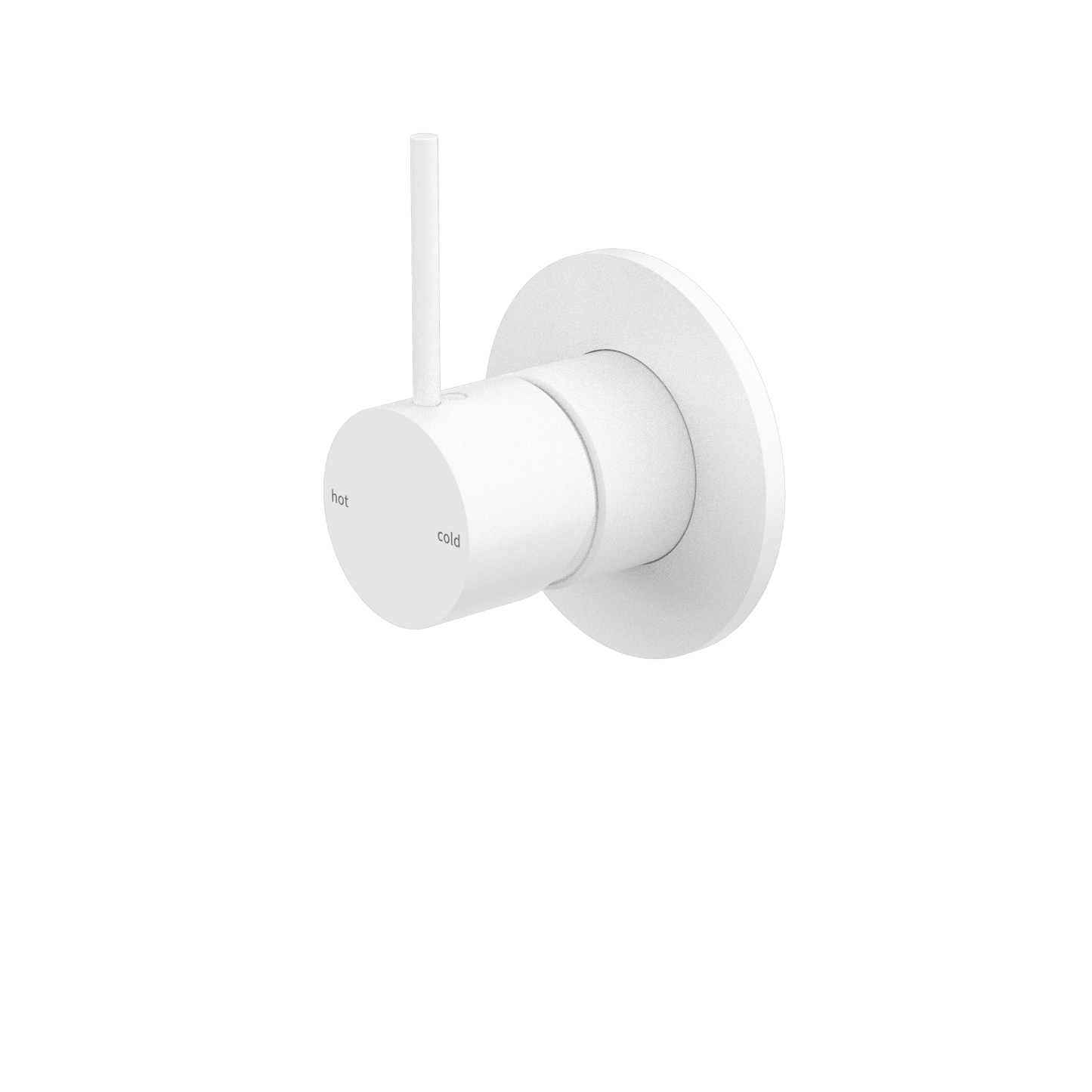 Mecca Shower Mixer Handle Up 80MM Plate - Reno Spares