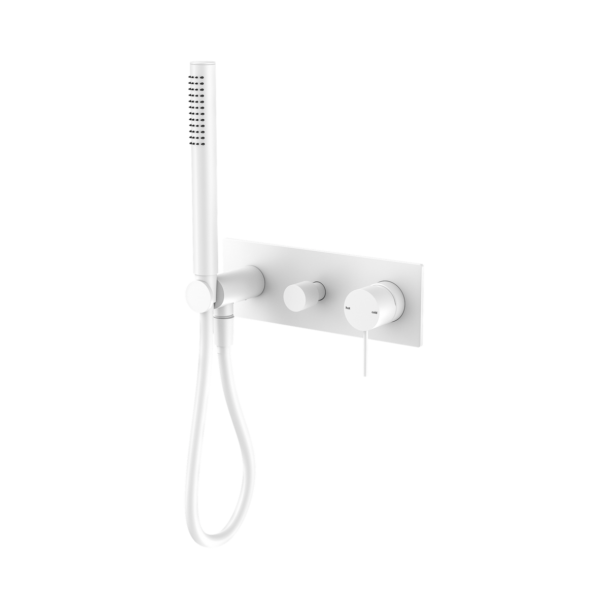 Mecca Shower Mixer Diverter System Matte White