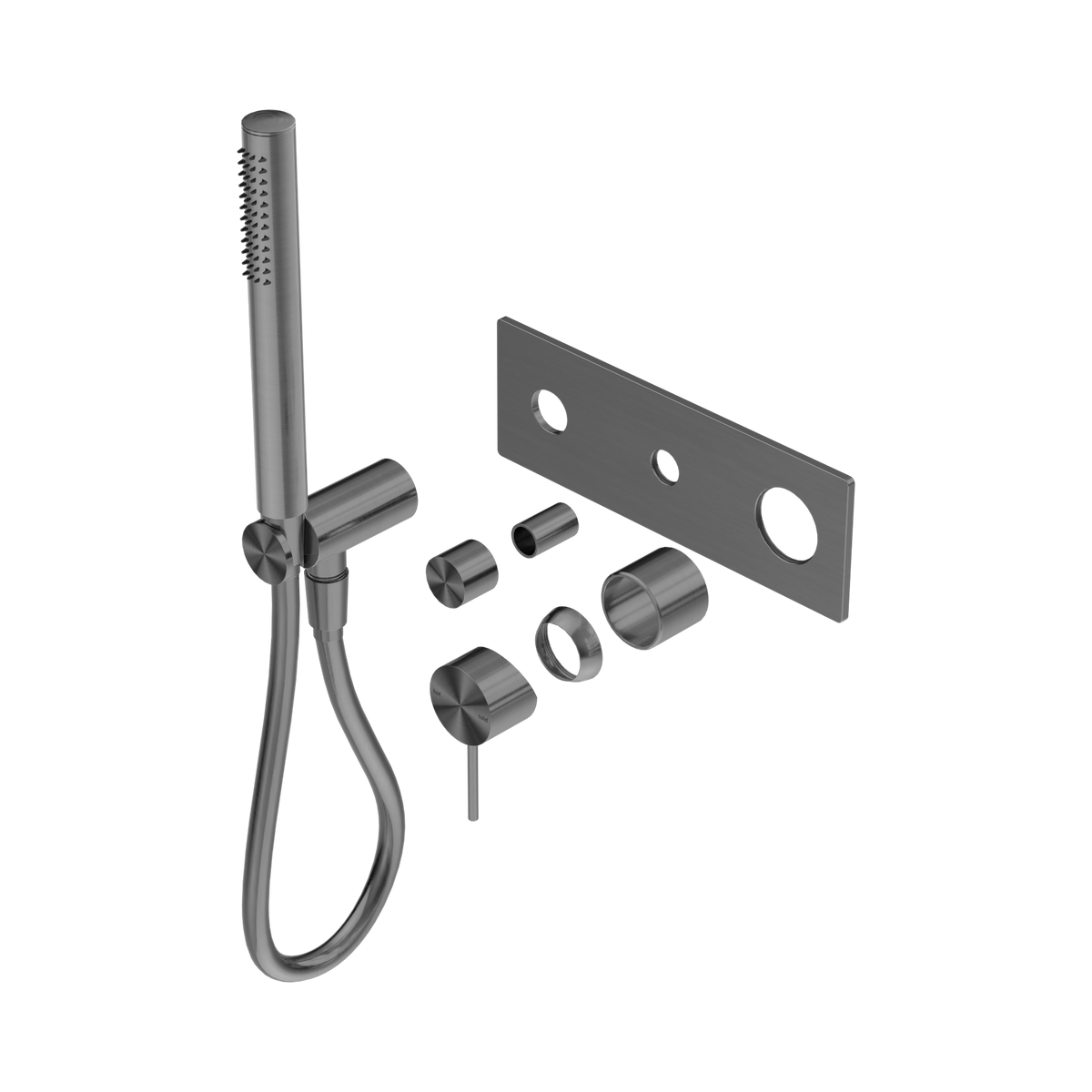 Mecca Shower Mixer Diverter System Trim Kits Only Gun Metal