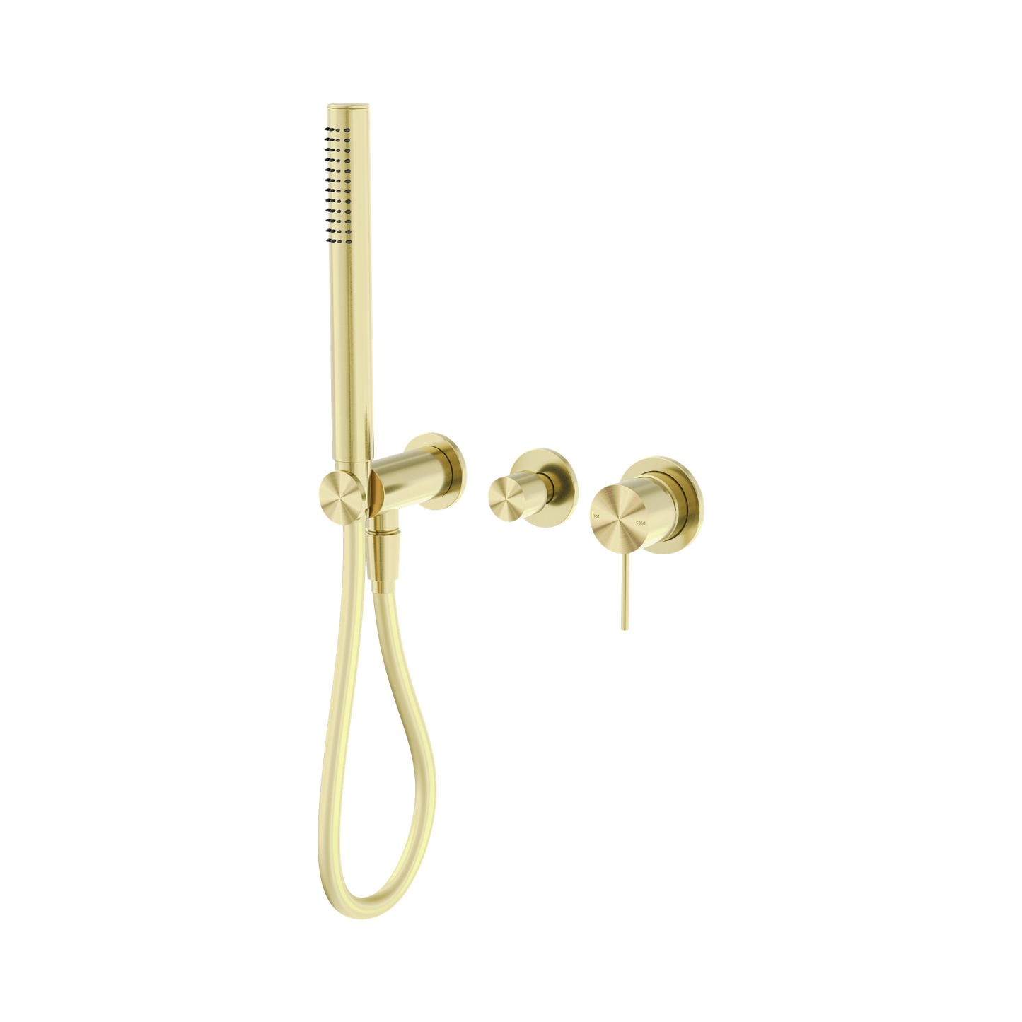 Mecca Shower Mixer Diverter System Separate Back Plate Brushed Gold