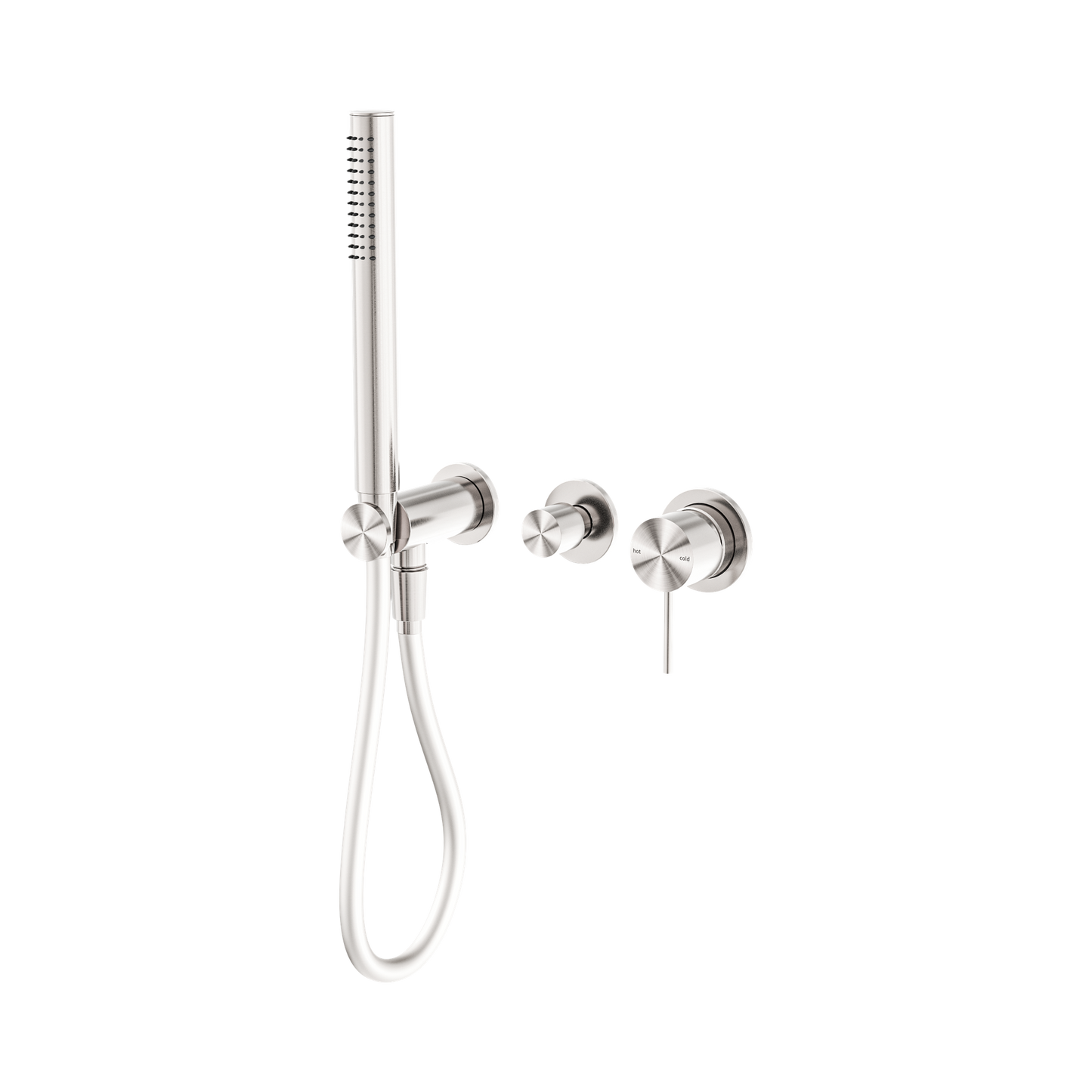 Mecca Shower Mixer Diverter System Separate Back Plate Brushed Nickel
