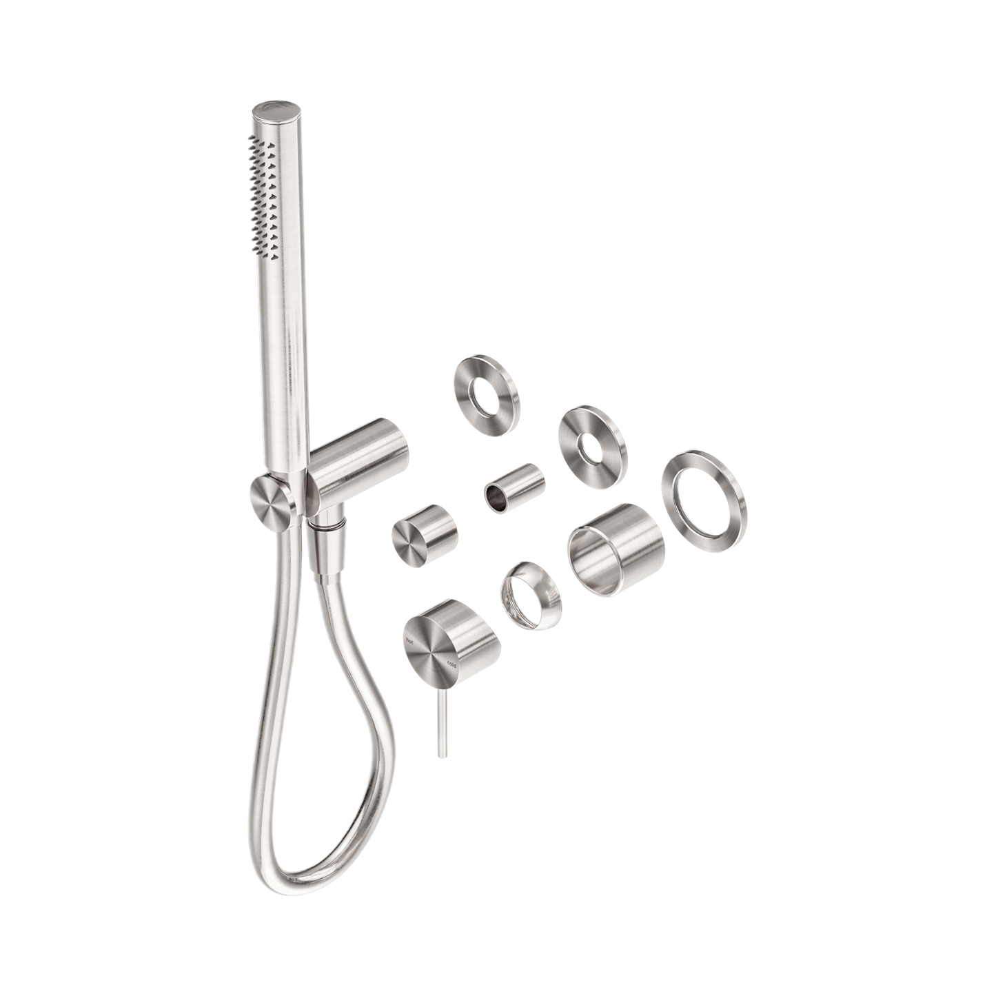 Mecca Shower Mixer Diverter System Separate Back Plate Trim Kits Only Brushed Nickel