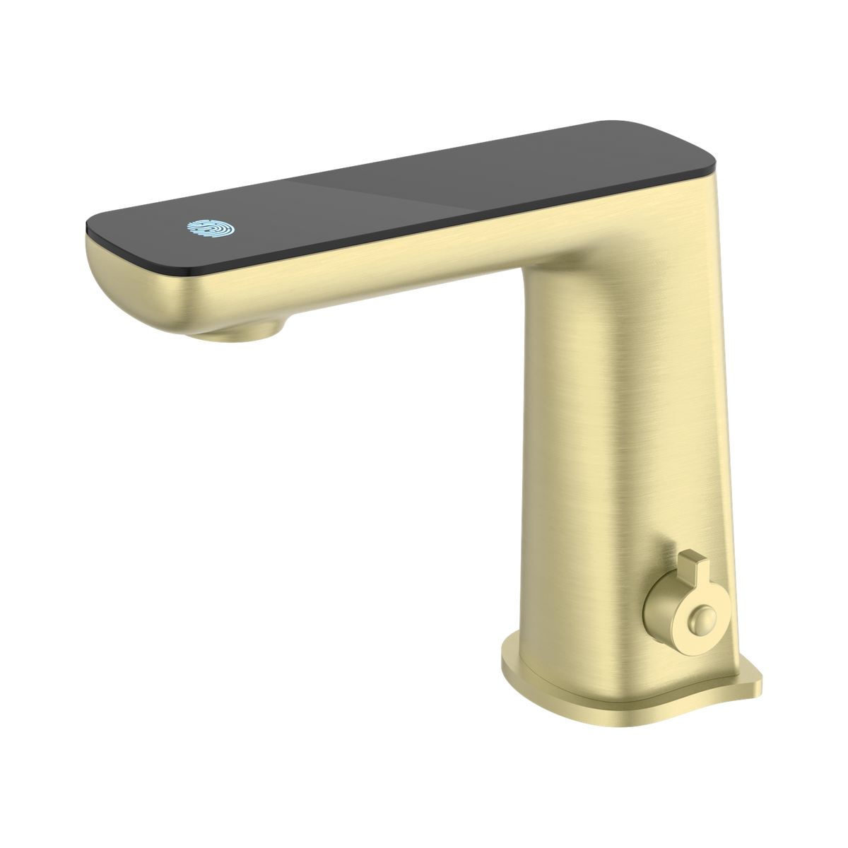 Claudia Sensor Mixer With Black Top Display Brushed Gold