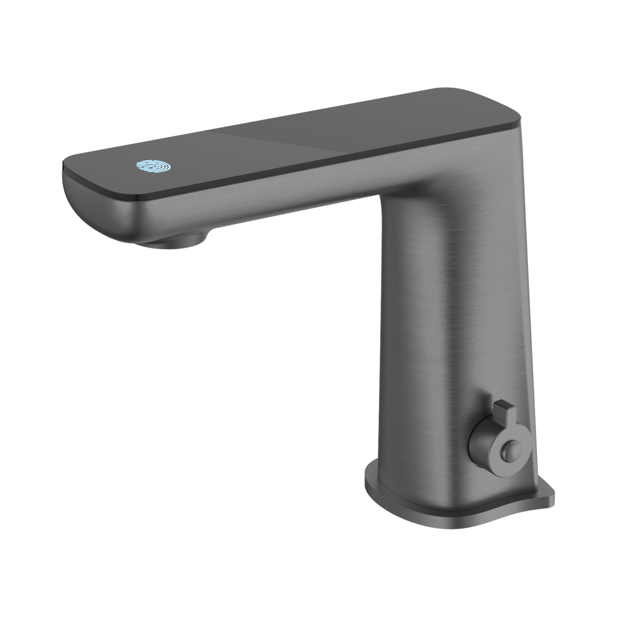 Claudia Sensor Mixer With Black Top Display Gun Metal