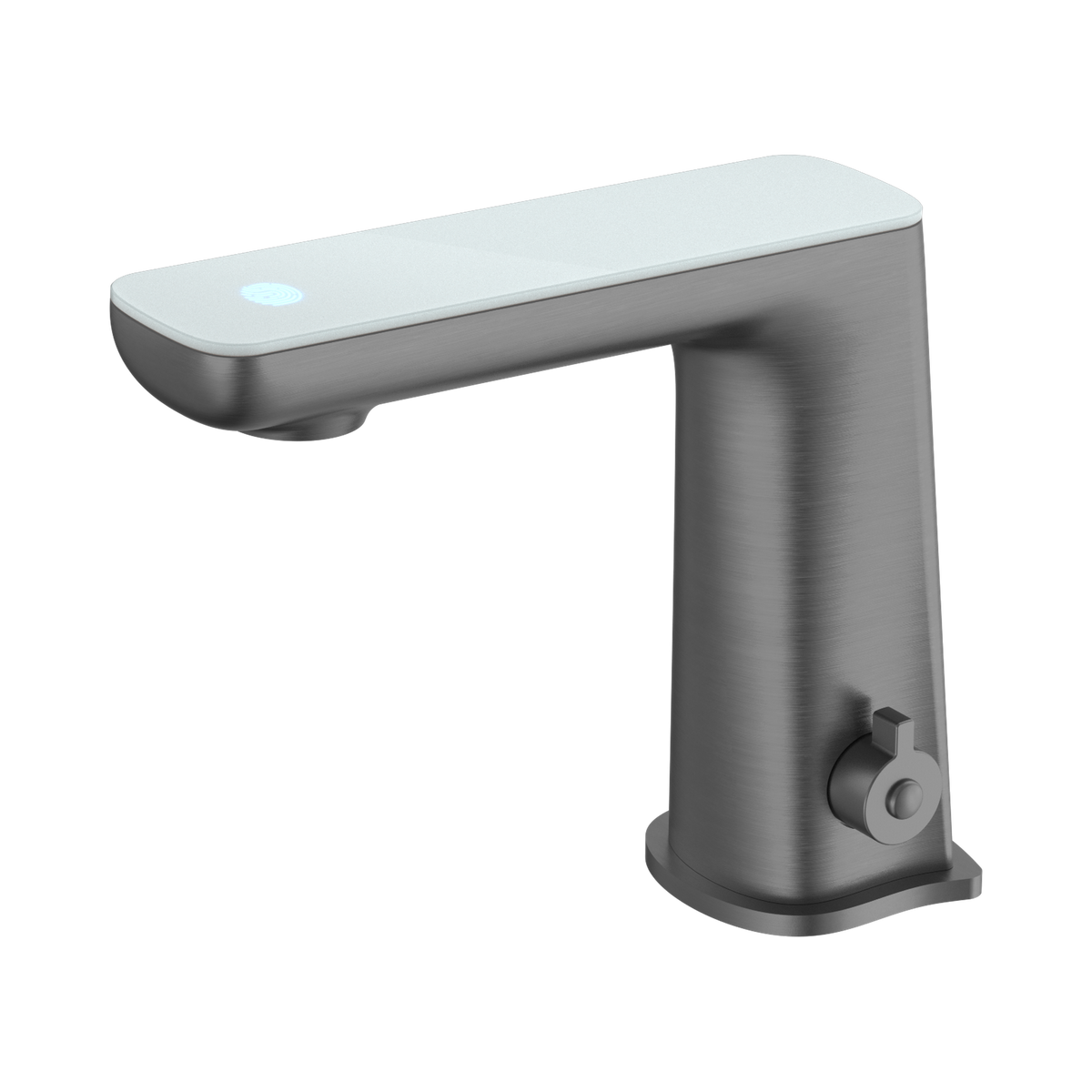 Claudia Sensor Mixer With White Top Display Gun Metal
