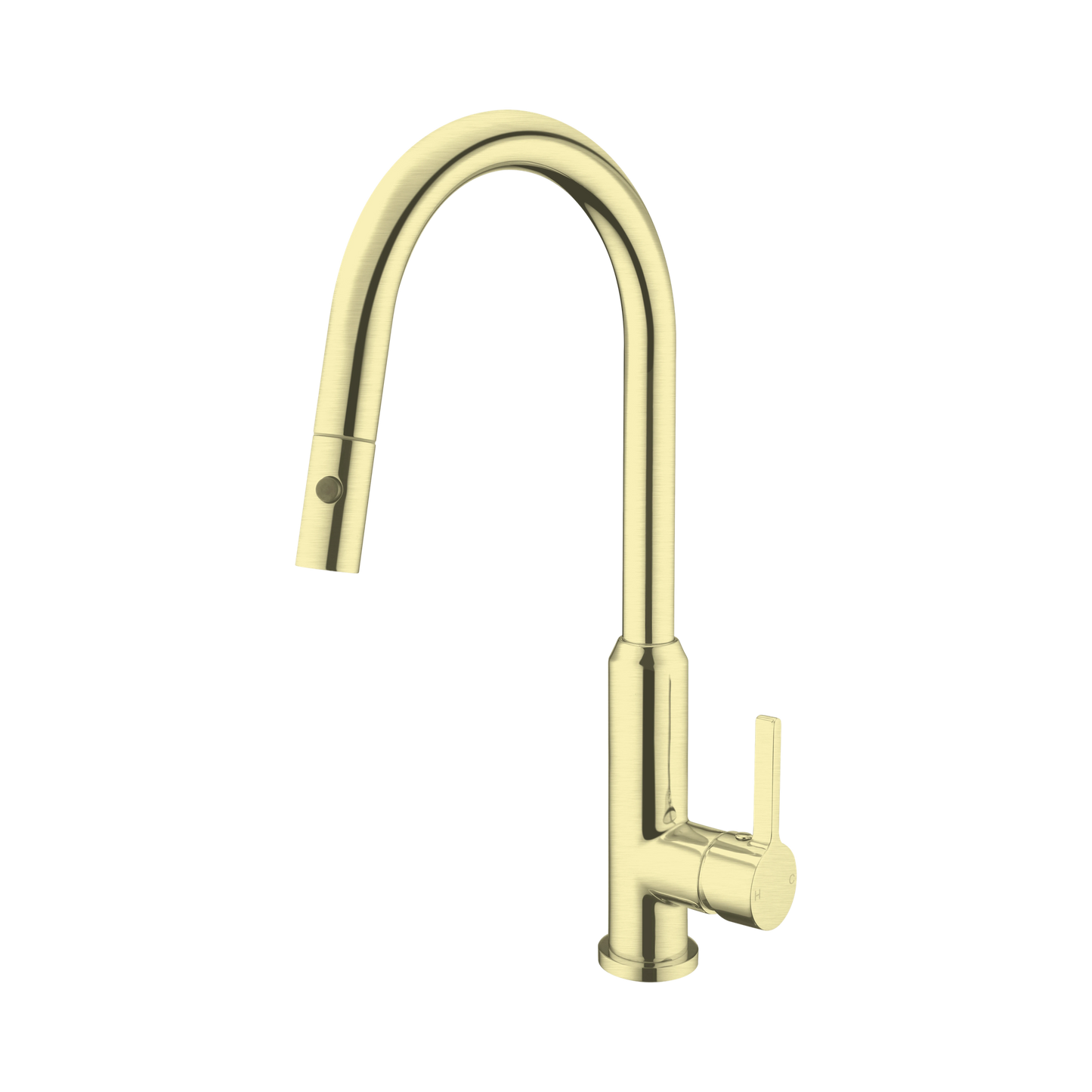 Pearl Pull Out Sink Mixer With Vegie Spray Function Brushed Gold