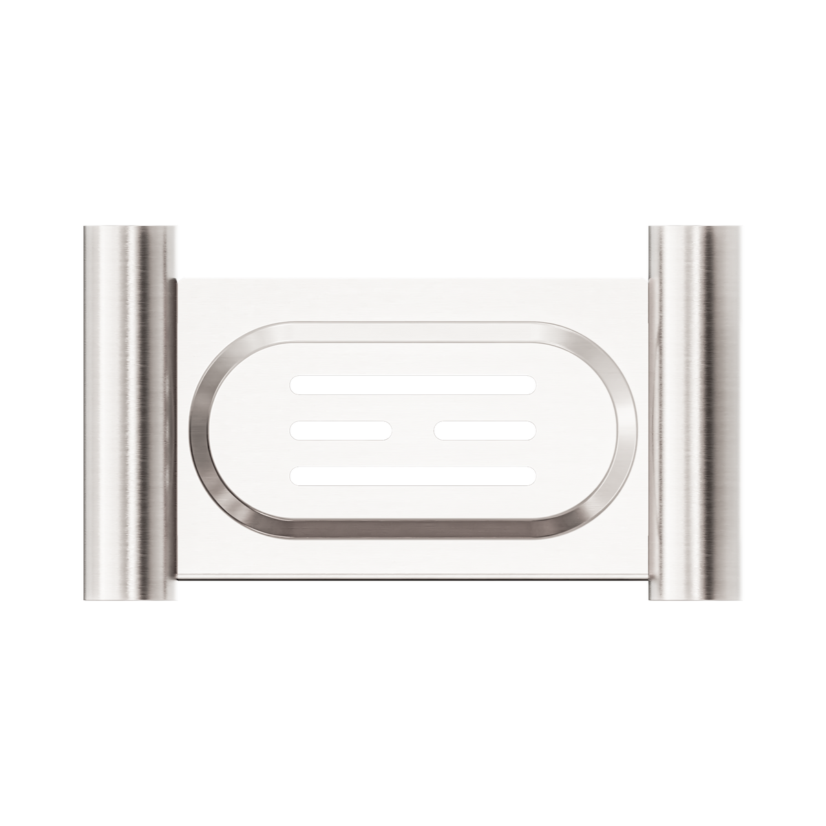 New Mecca Soap Dish Holder Brushed Nickel