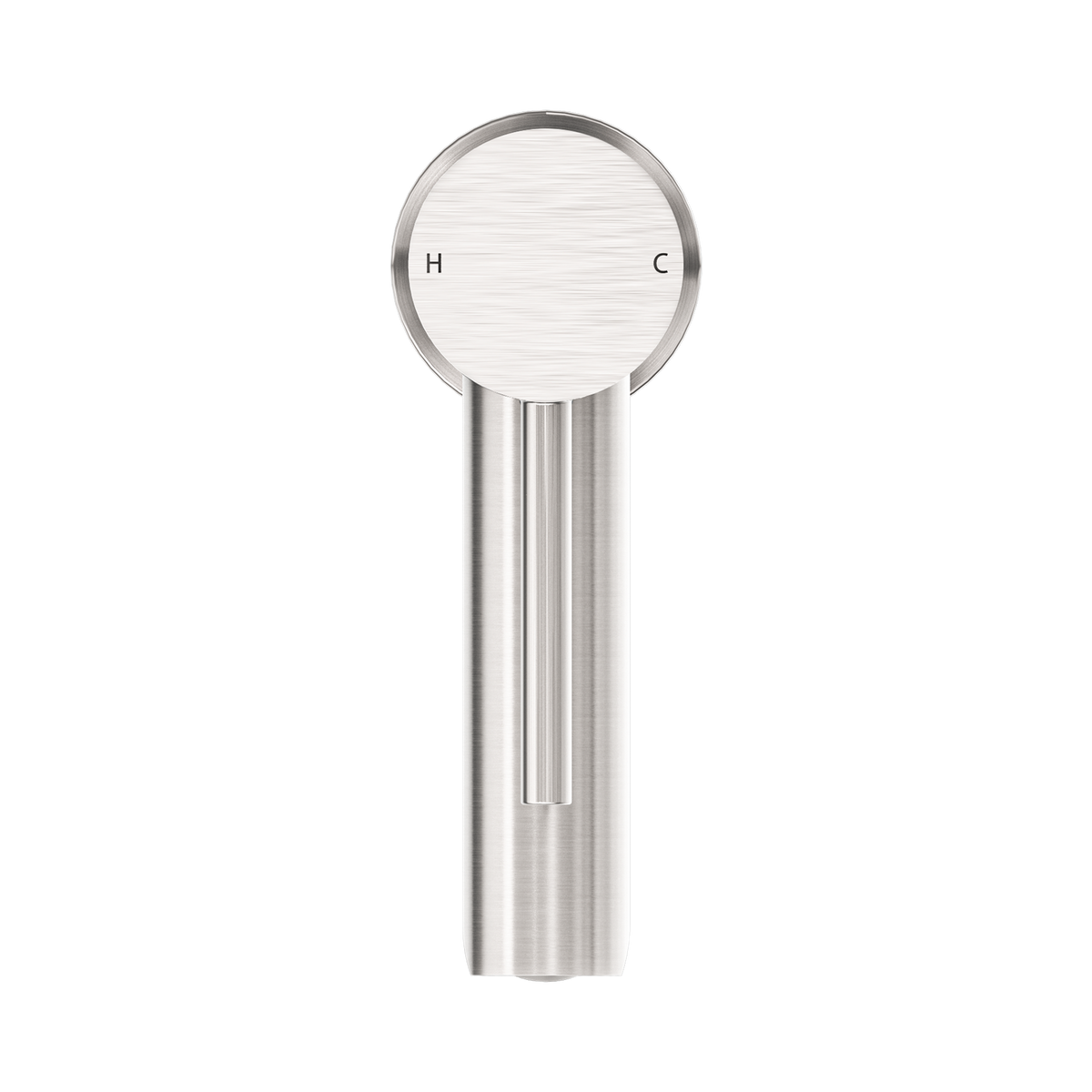 Dolce Basin Mixer Straight Spout Brushed Nickel