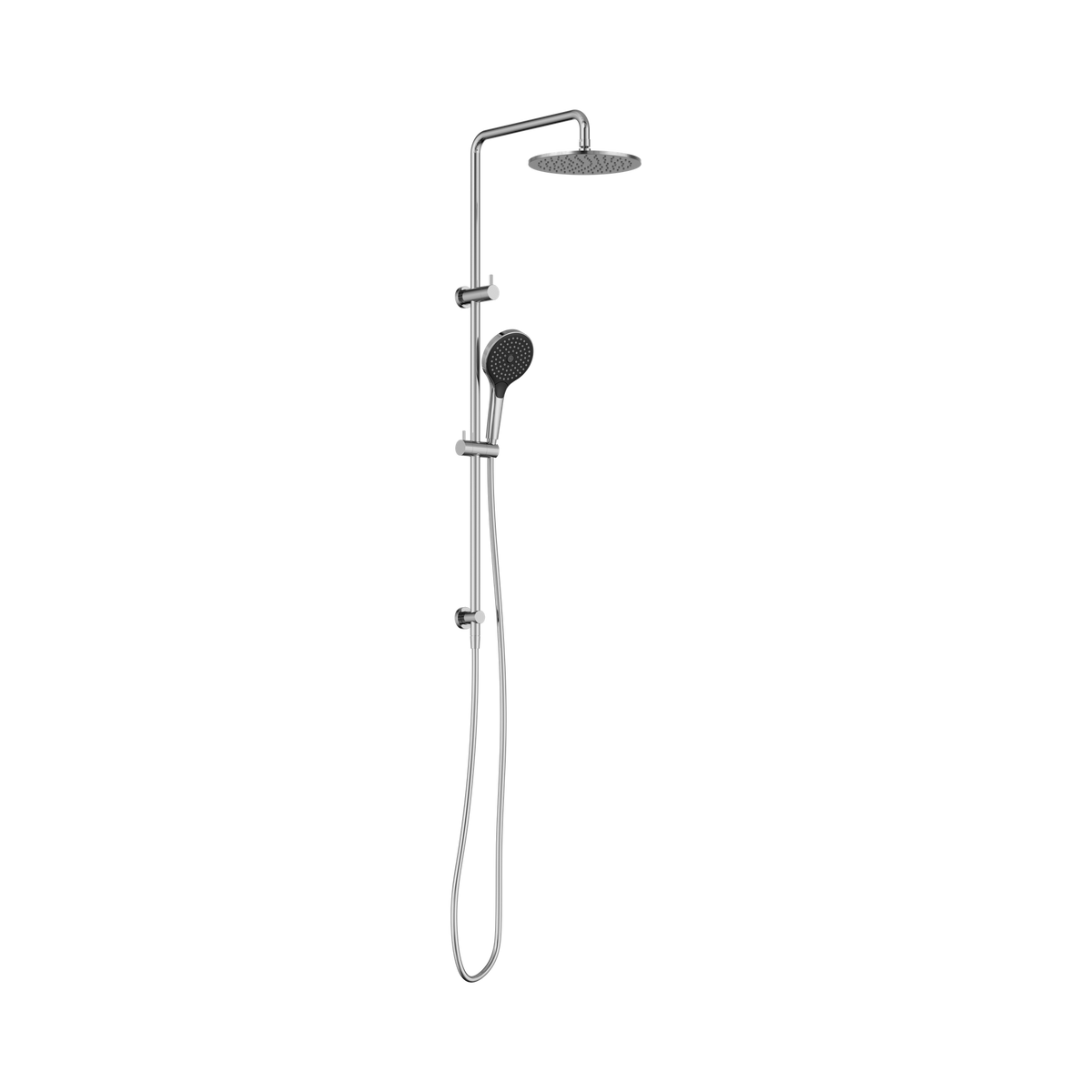 Round Twin Shower With Air Shower II Chrome