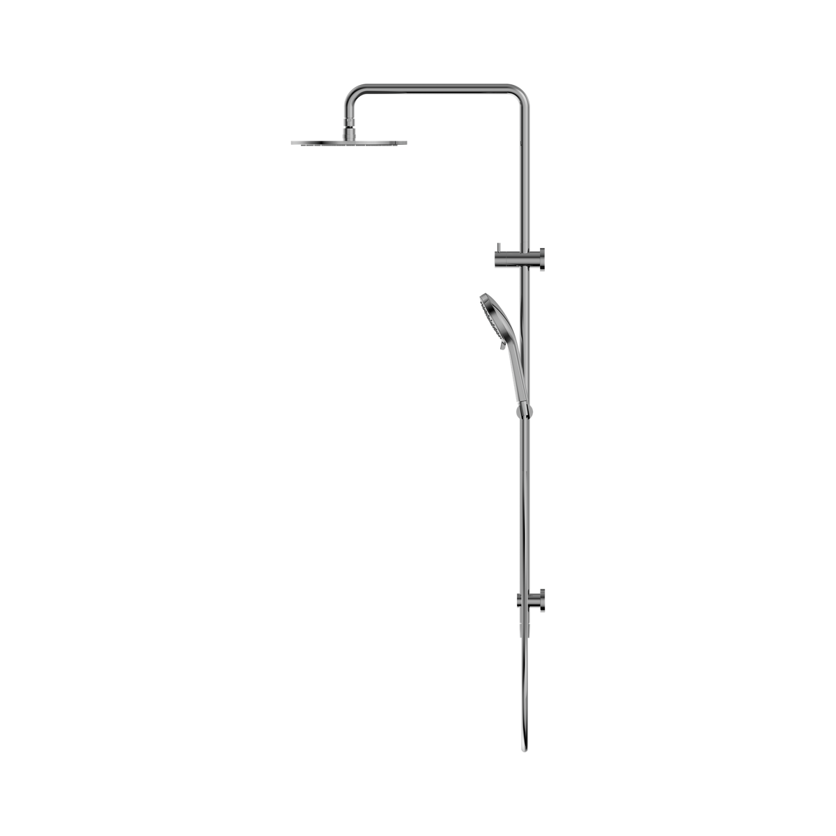 Round Twin Shower Chrome
