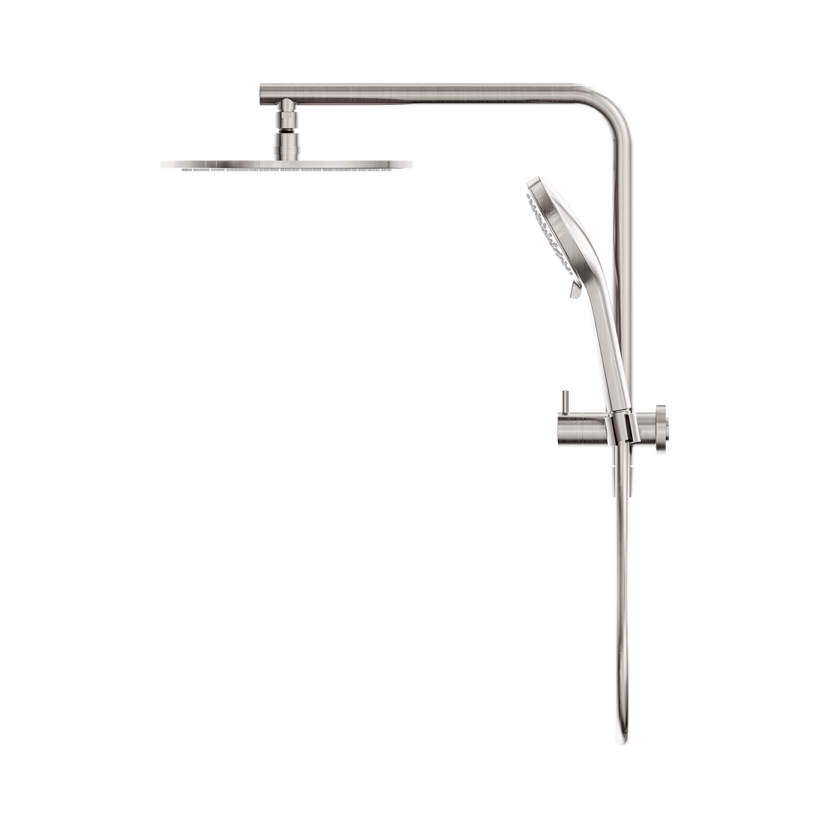 Mecca 2 In 1 Twin Shower Brushed Nickel