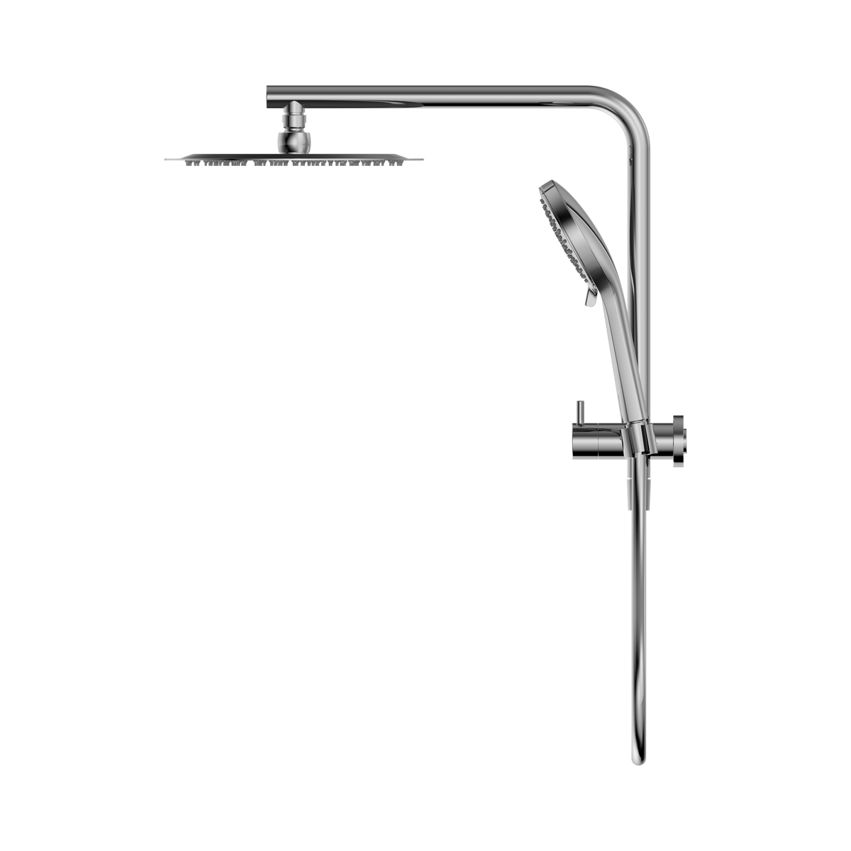 Mecca 2 In 1 Twin Shower Chrome
