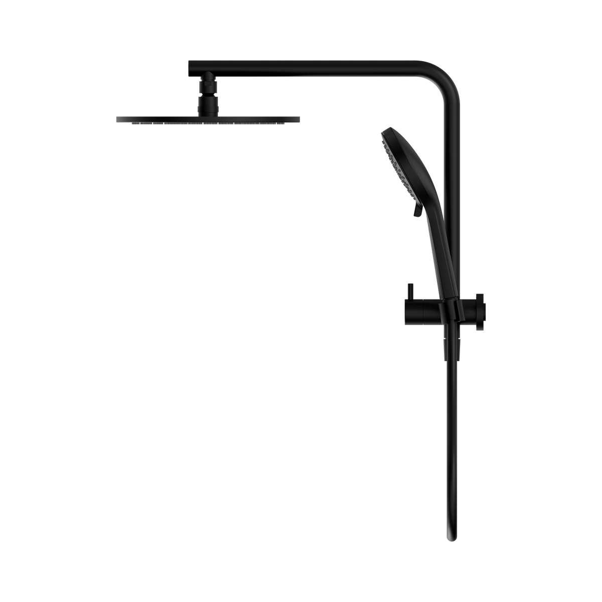 Mecca 2 In 1 Twin Shower Matte Black