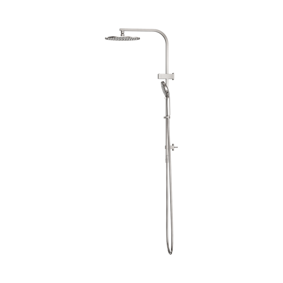 Bianca Twin Shower Brushed Nickel