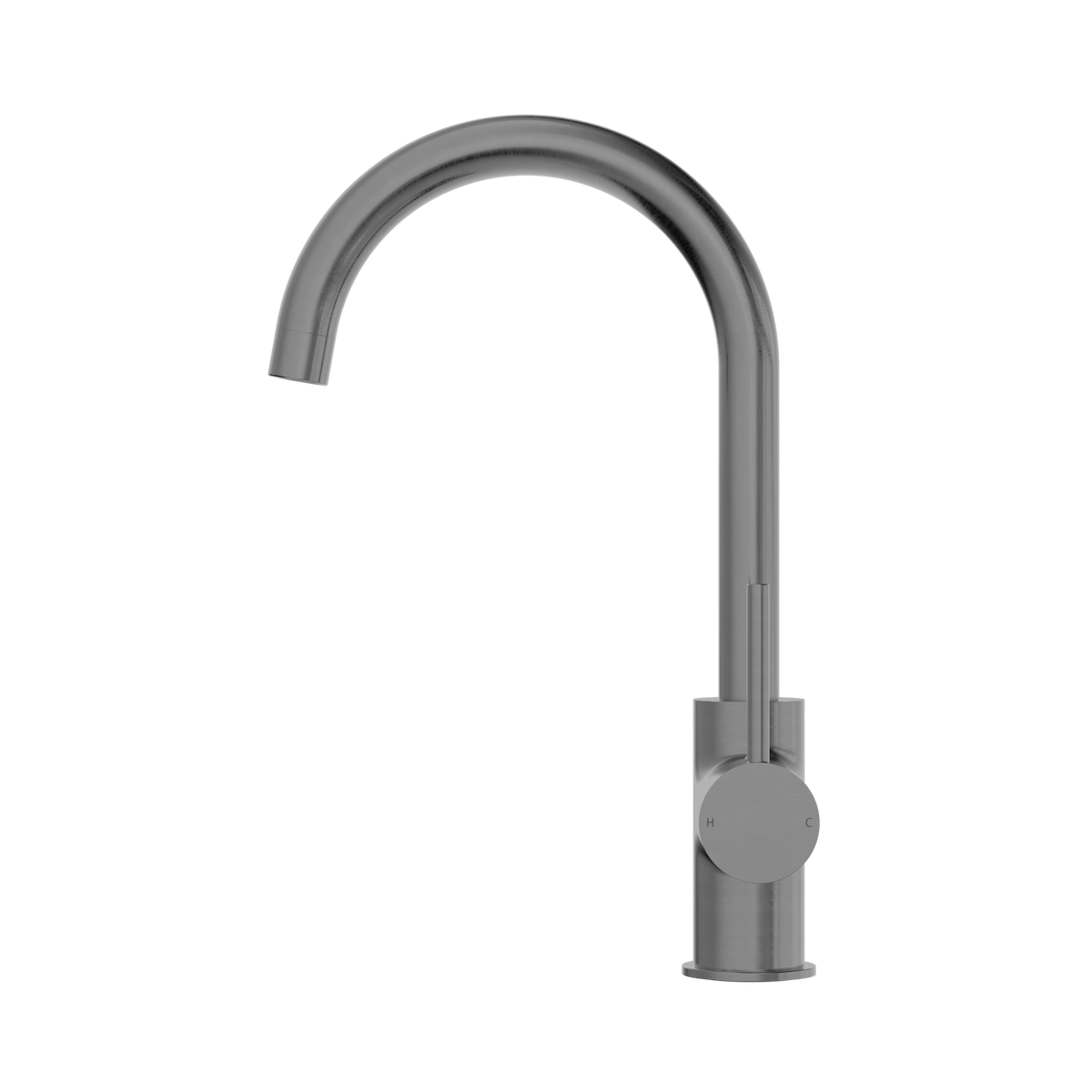 Dolce Kitchen Mixer Gooseneck Gun Metal