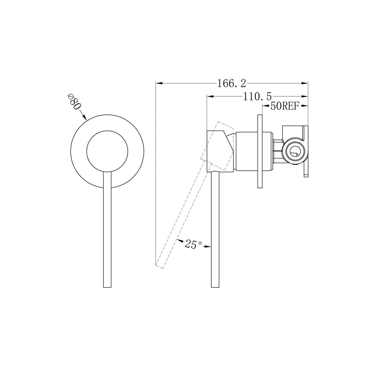 Dolce Care Shower Mixer - Reno Spares