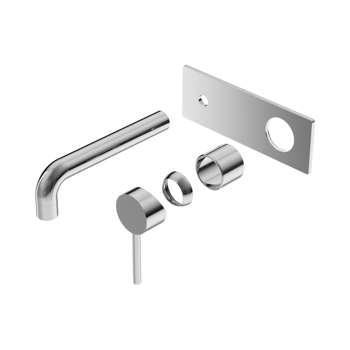 Dolce Wall Basin/Bath Mixer Trim Kits Only Chrome