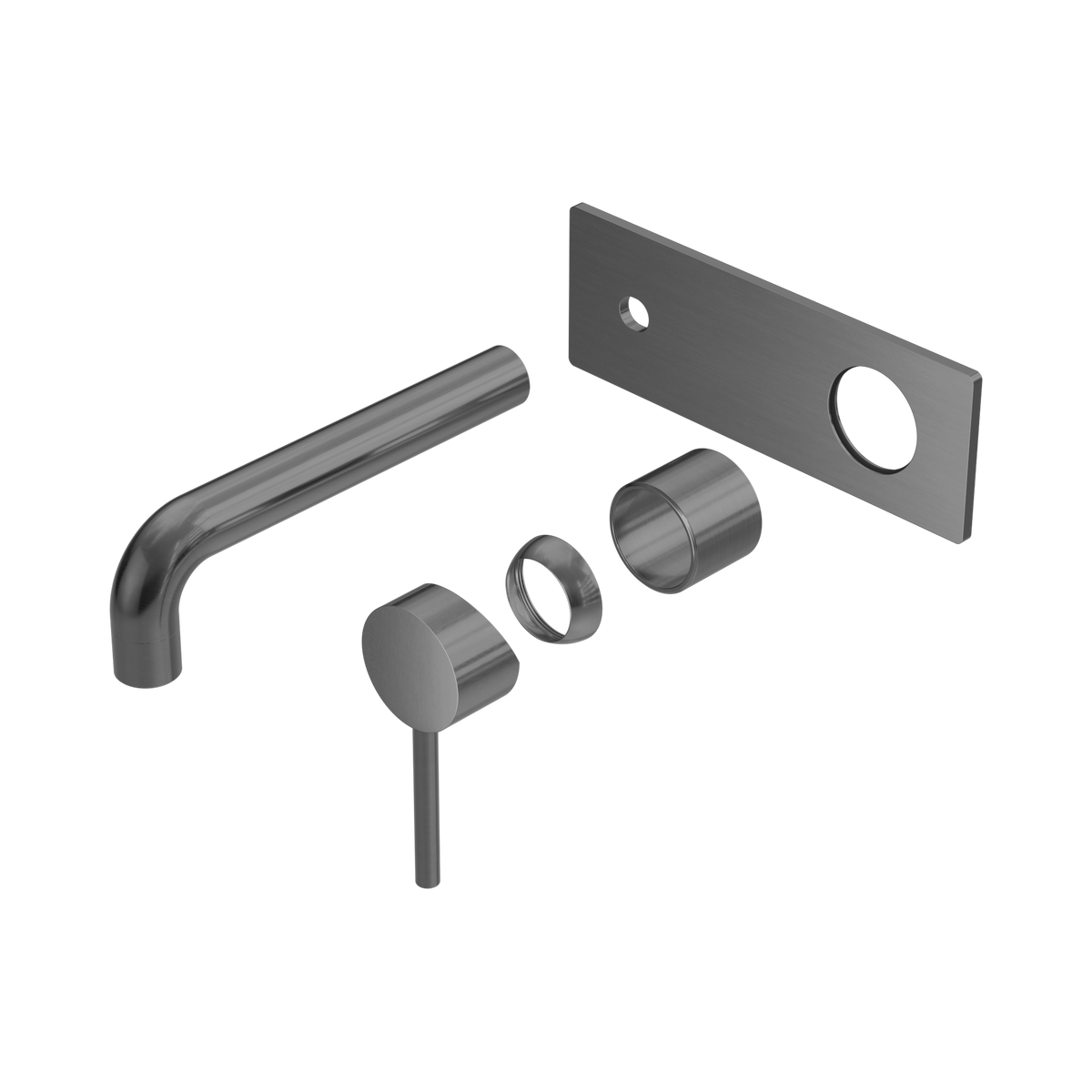 Dolce Wall Basin/Bath Mixer Trim Kits Only Gun Metal