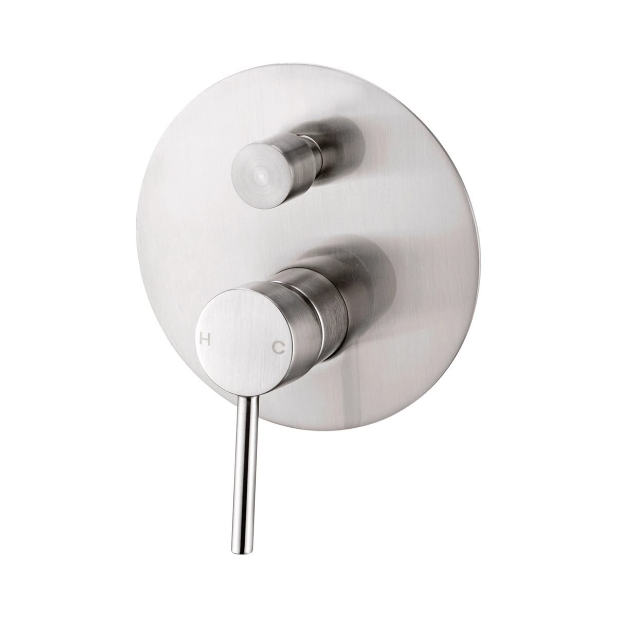 Dolce Shower Mixer With Diverter Brushed Nickel