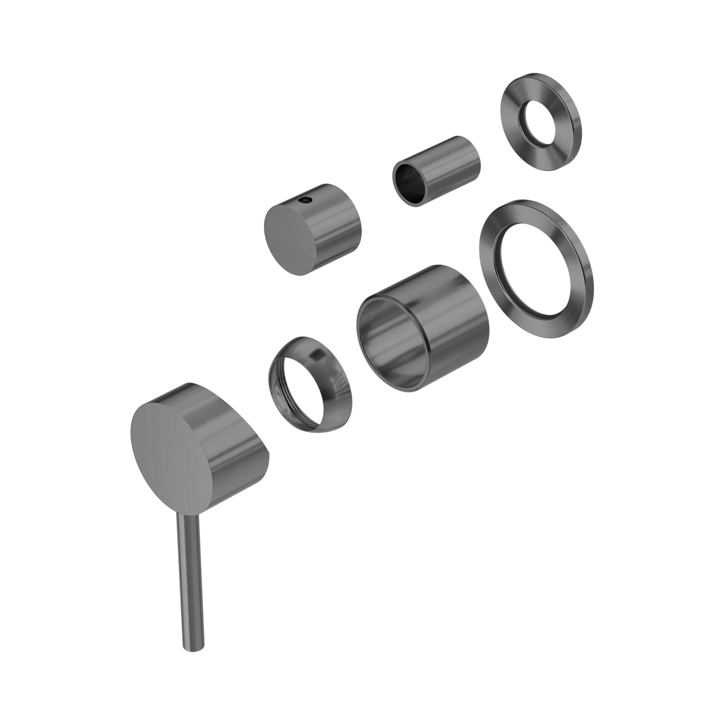 Dolce Shower Mixer With Diverter Separate Back Plate Trim Kits Only Gun Metal