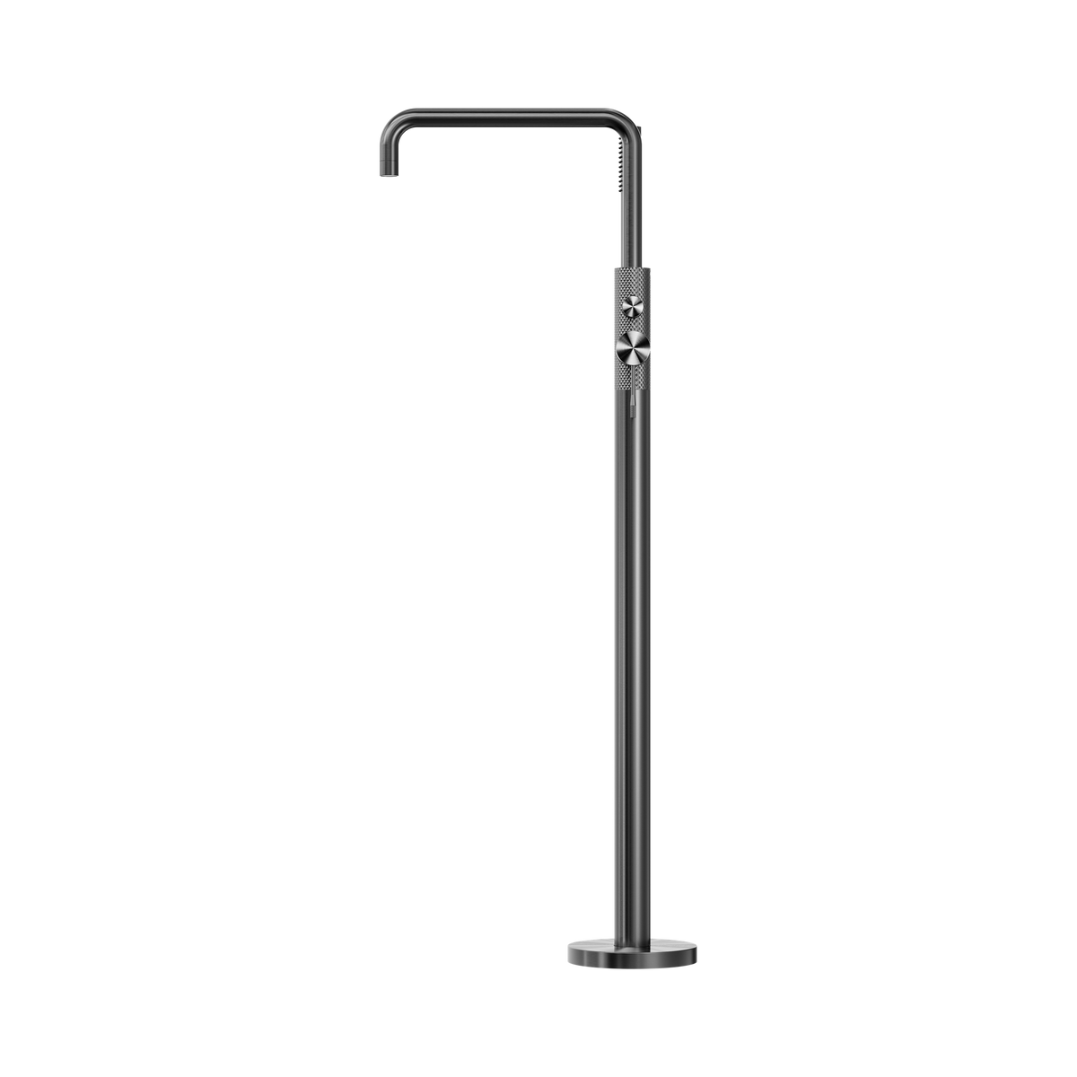 Opal Freestanding Bath Mixer With Hand Shower Graphite